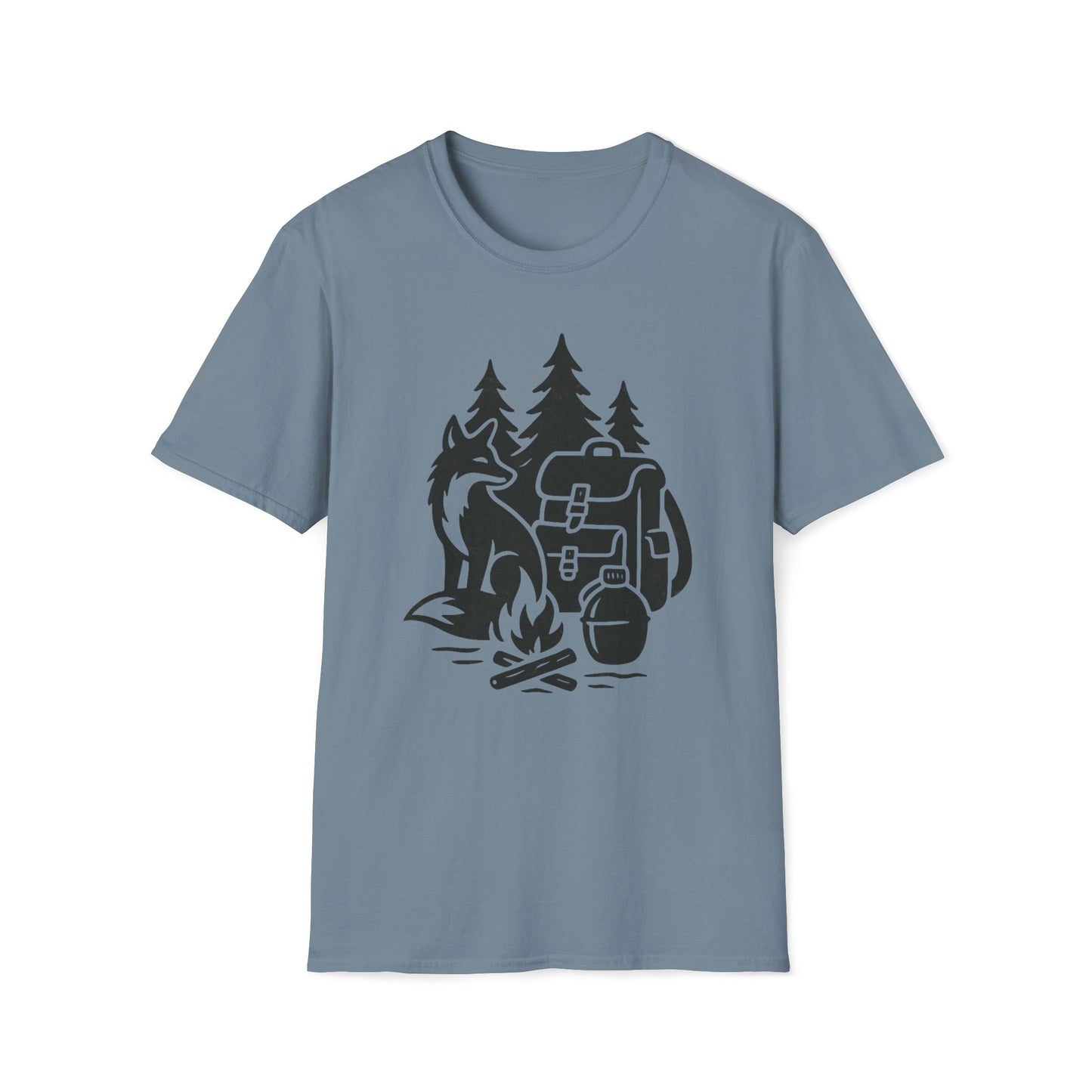 Fox Campfire Survival Adventure T-Shirt