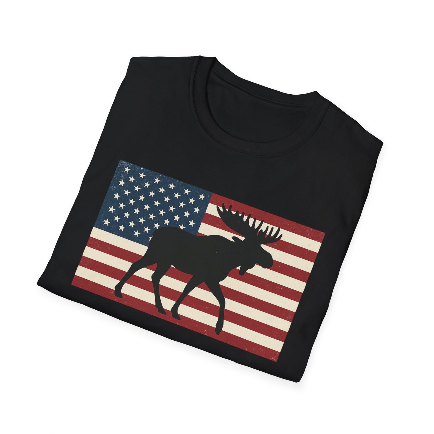 Old Glory Moose T-Shirt