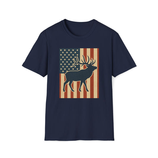 Old Glory Elk T-Shirt