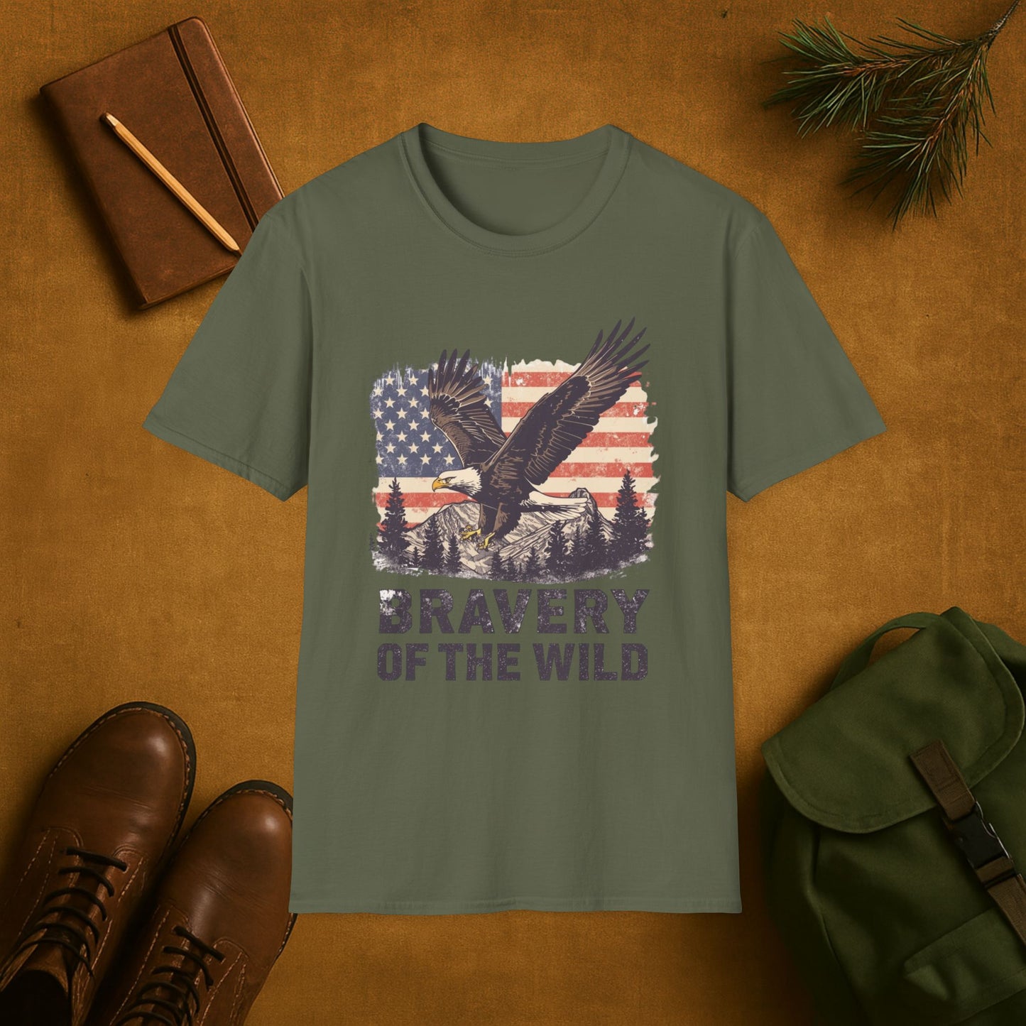 Eagle Bravery of the Wild T-Shirt