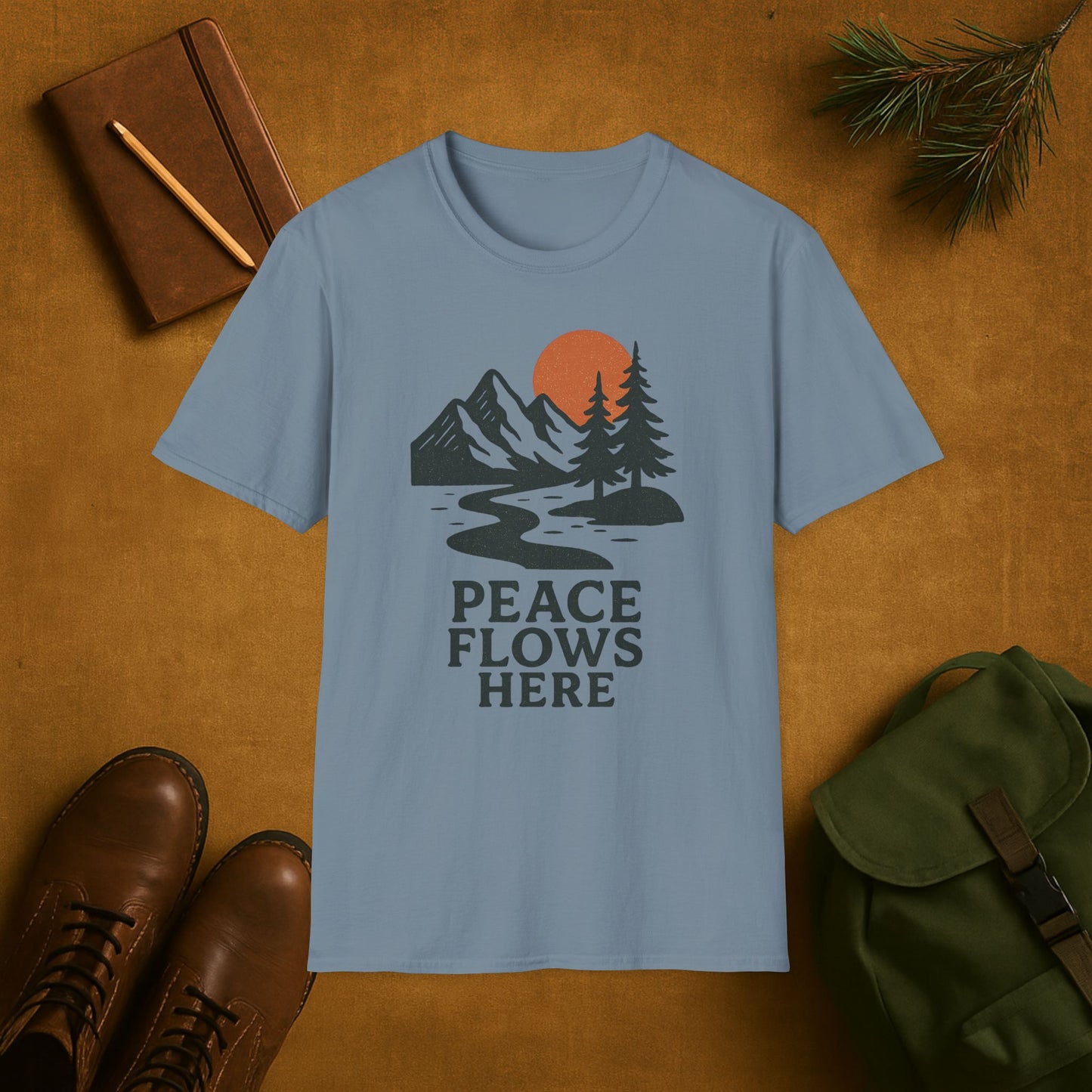 Peace Flows Here T-Shirt