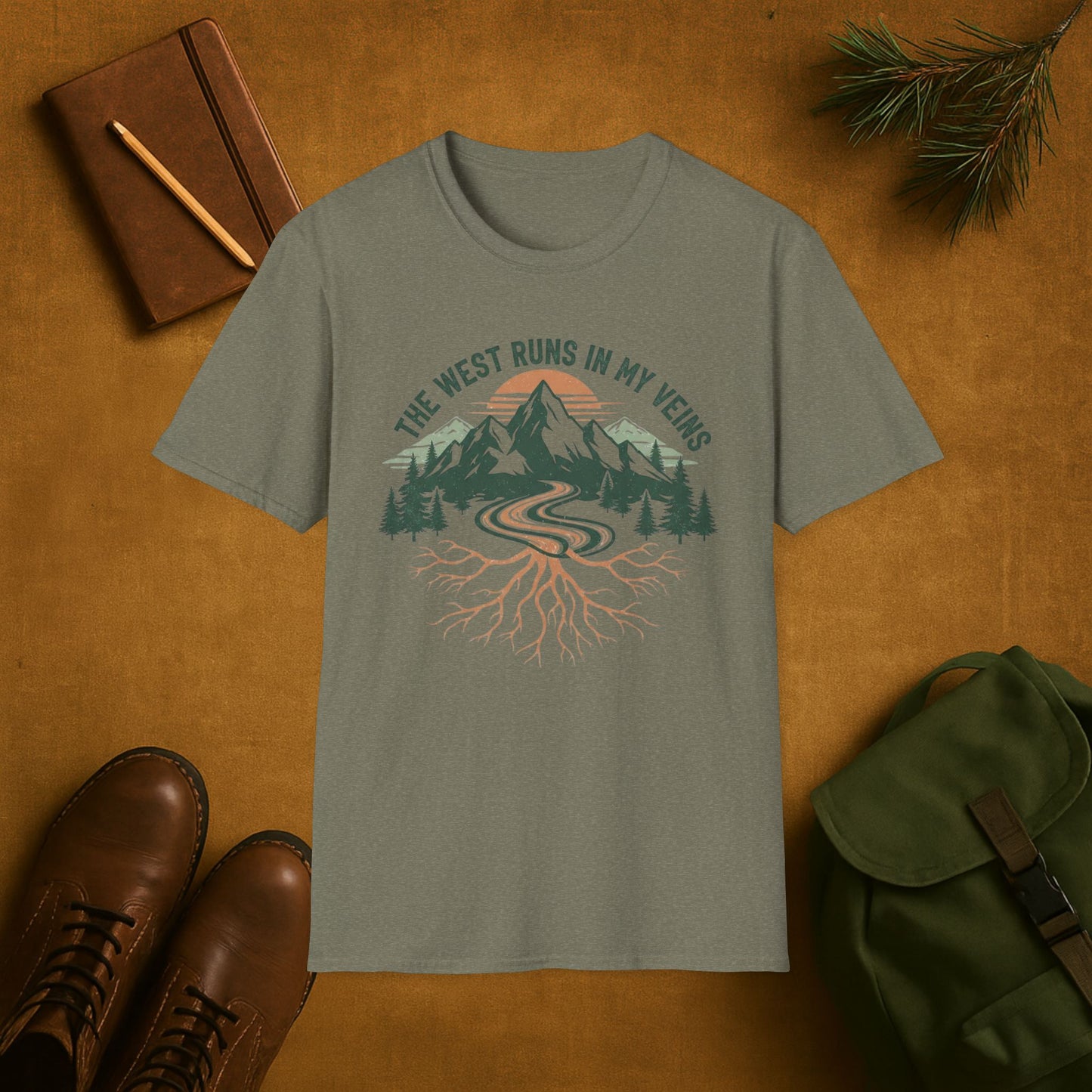 The West Runs in My Veins T-Shirt