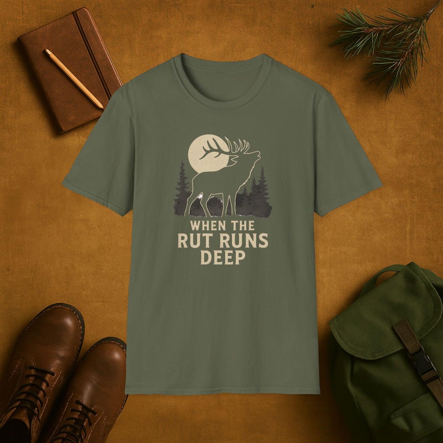 Elk When the Rut Runs Deep T-Shirt