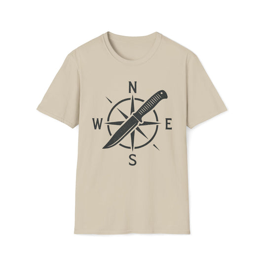 Compass and Knife Survival T-Shirt