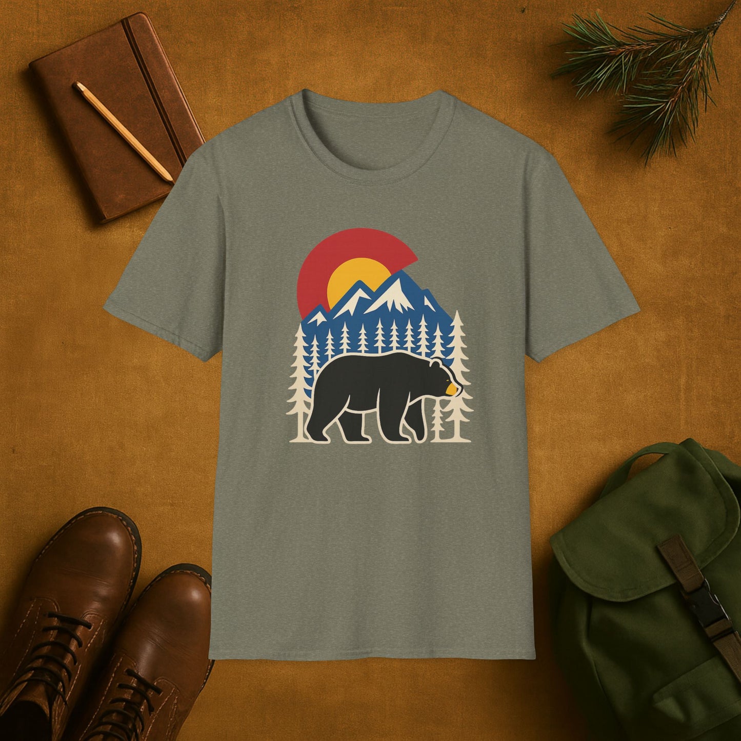 Colorado Forest Black Bear T-shirt