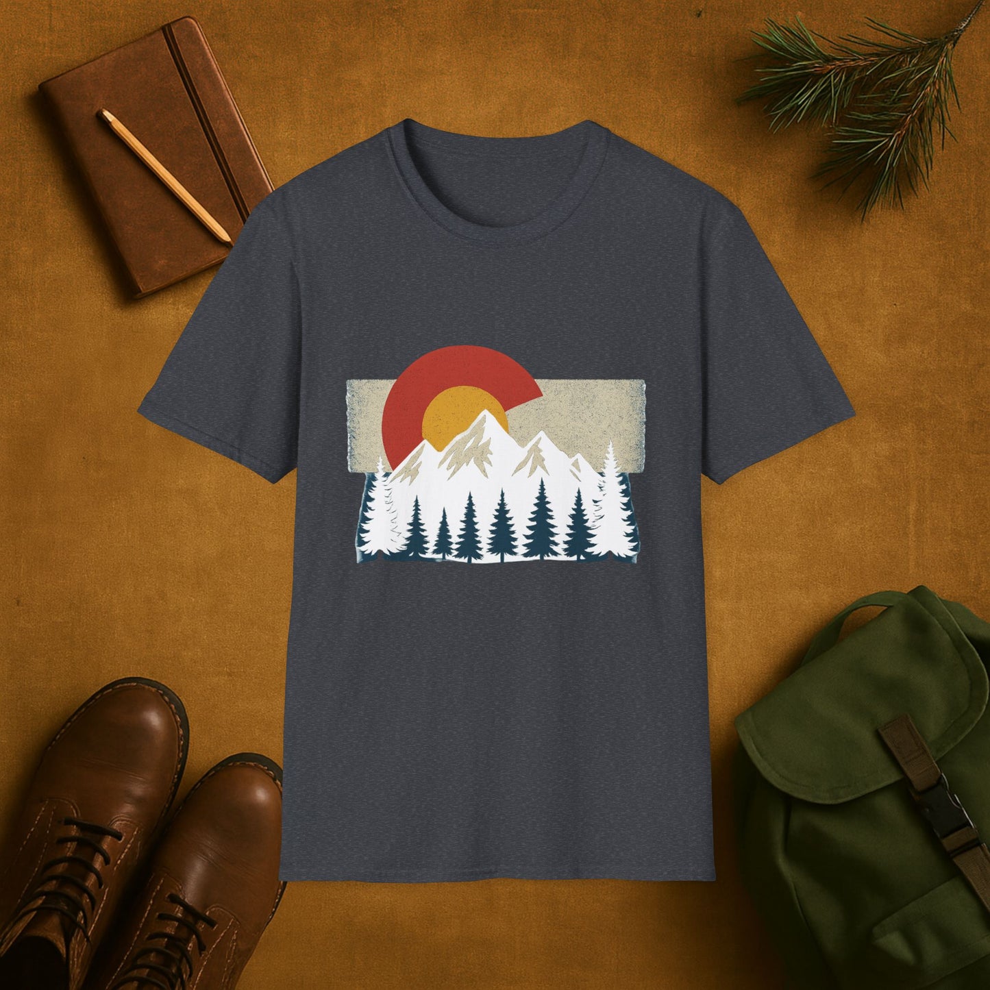 Colorado Flag Mountain T-Shirt