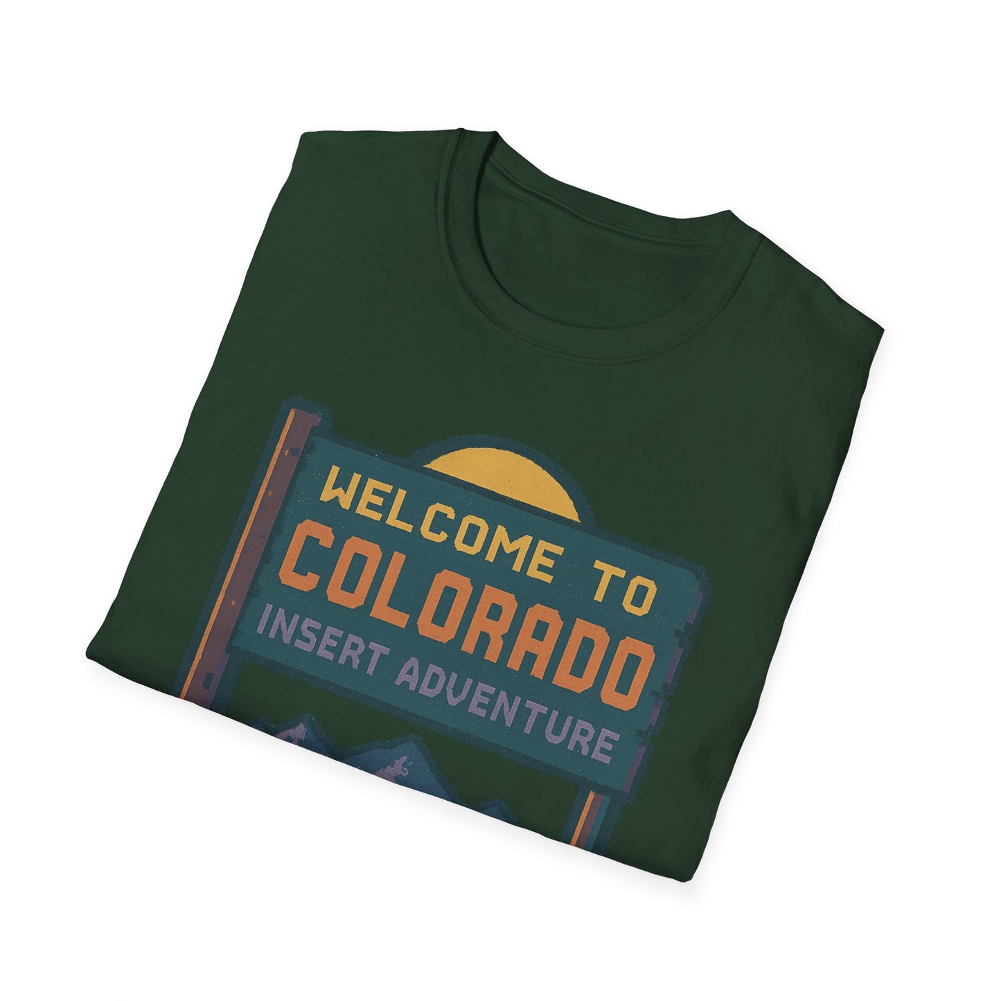 Welcome to Colorado Insert Adventure T-Shirt