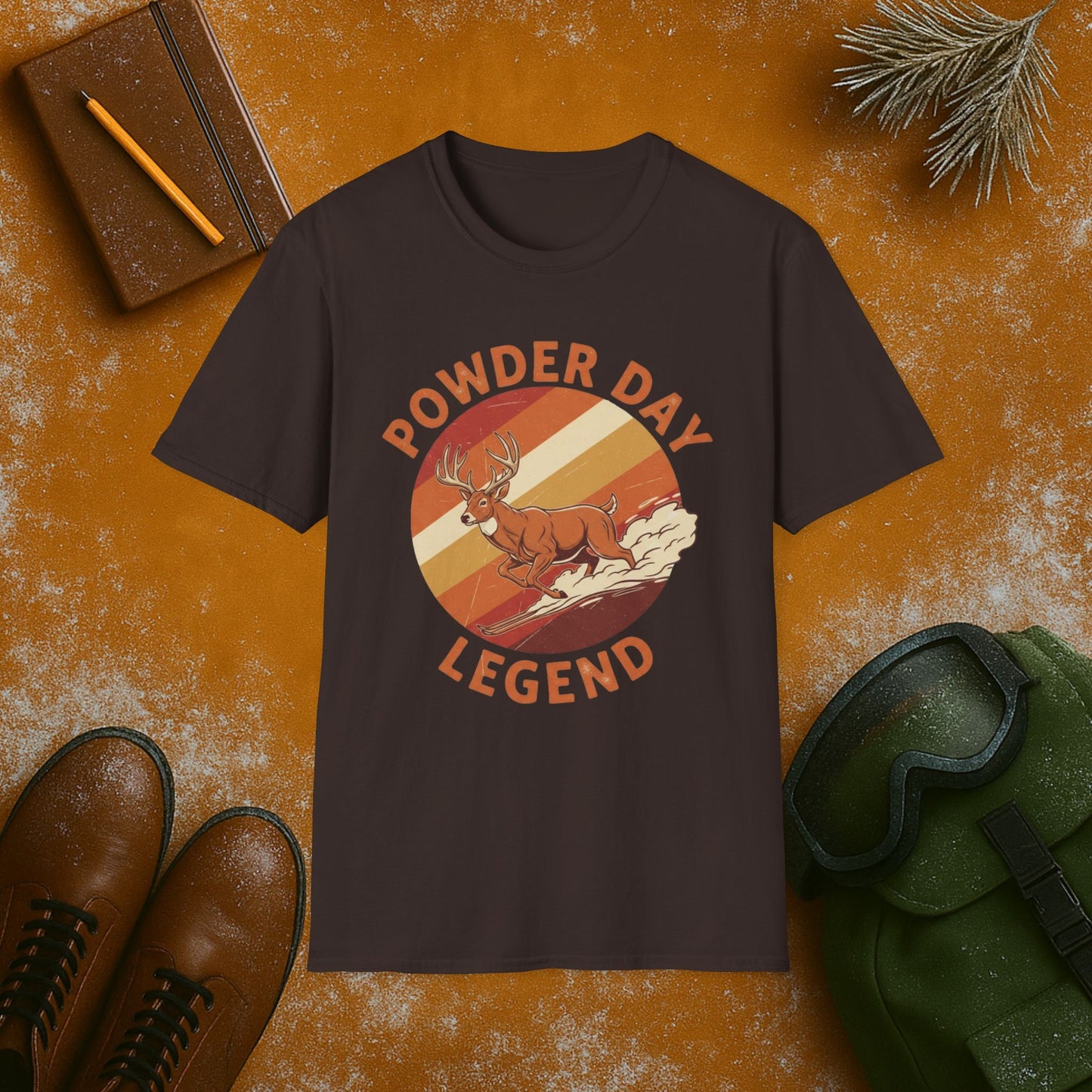 Powder Day Legend Buck T-Shirt