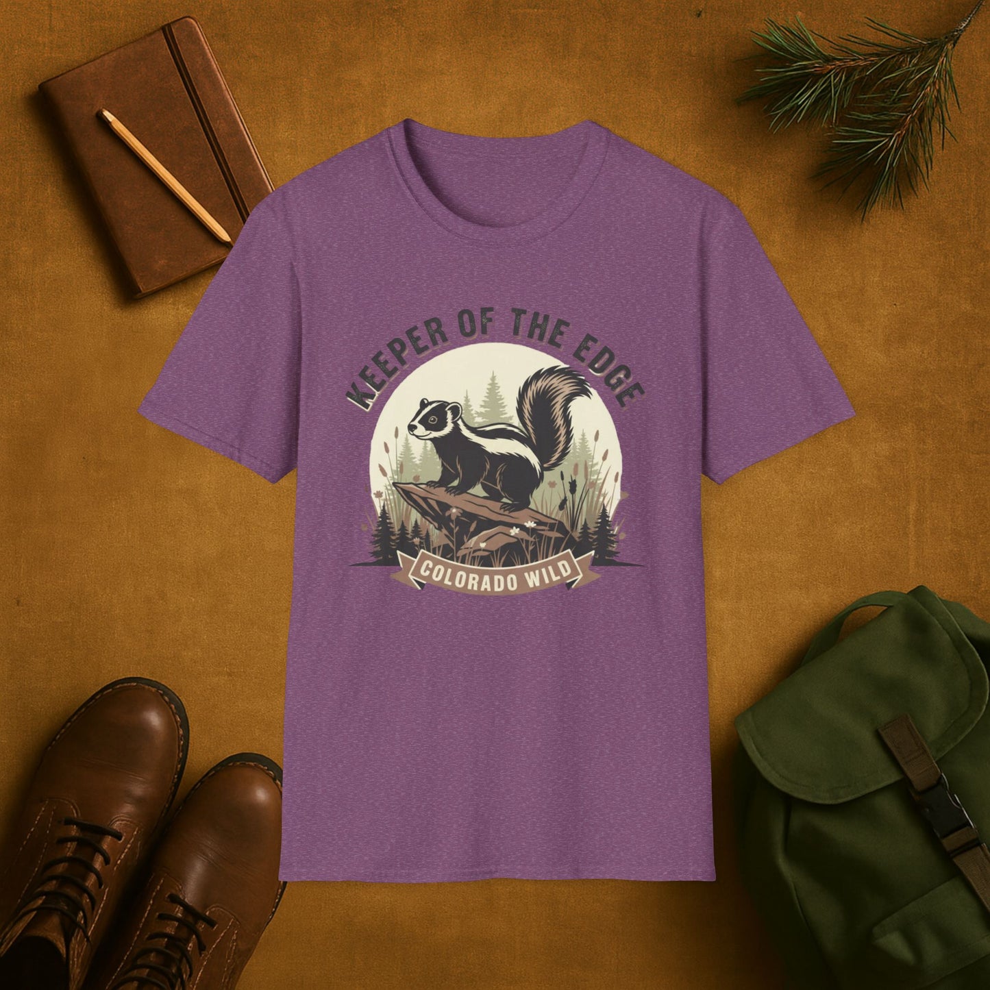 Keeper of the Edge Colorado Wild Skunk T-Shirt