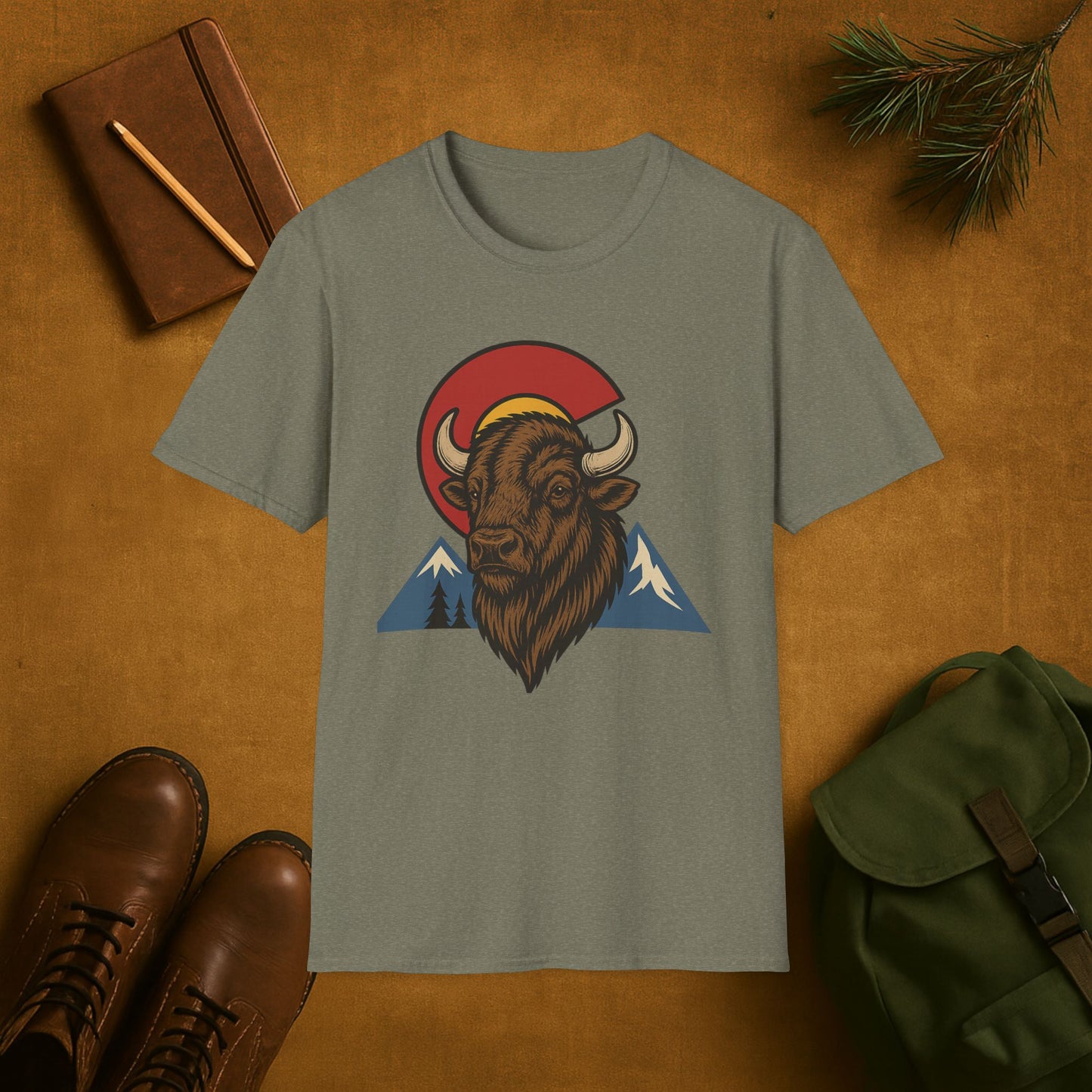 Colorado Wilderness Bison T-shirt