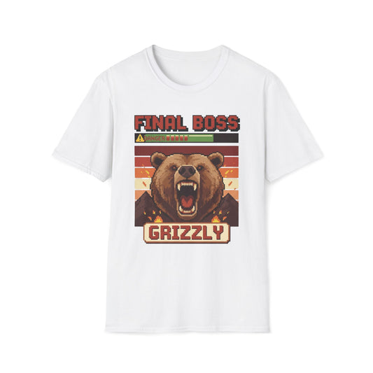 8-Bit Final Boss Grizzly T-Shirt