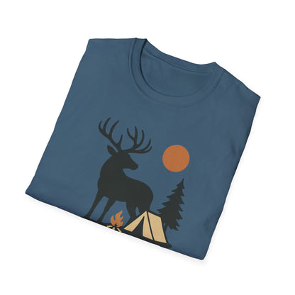 Mountains Campfires Memories Elk T-Shirt