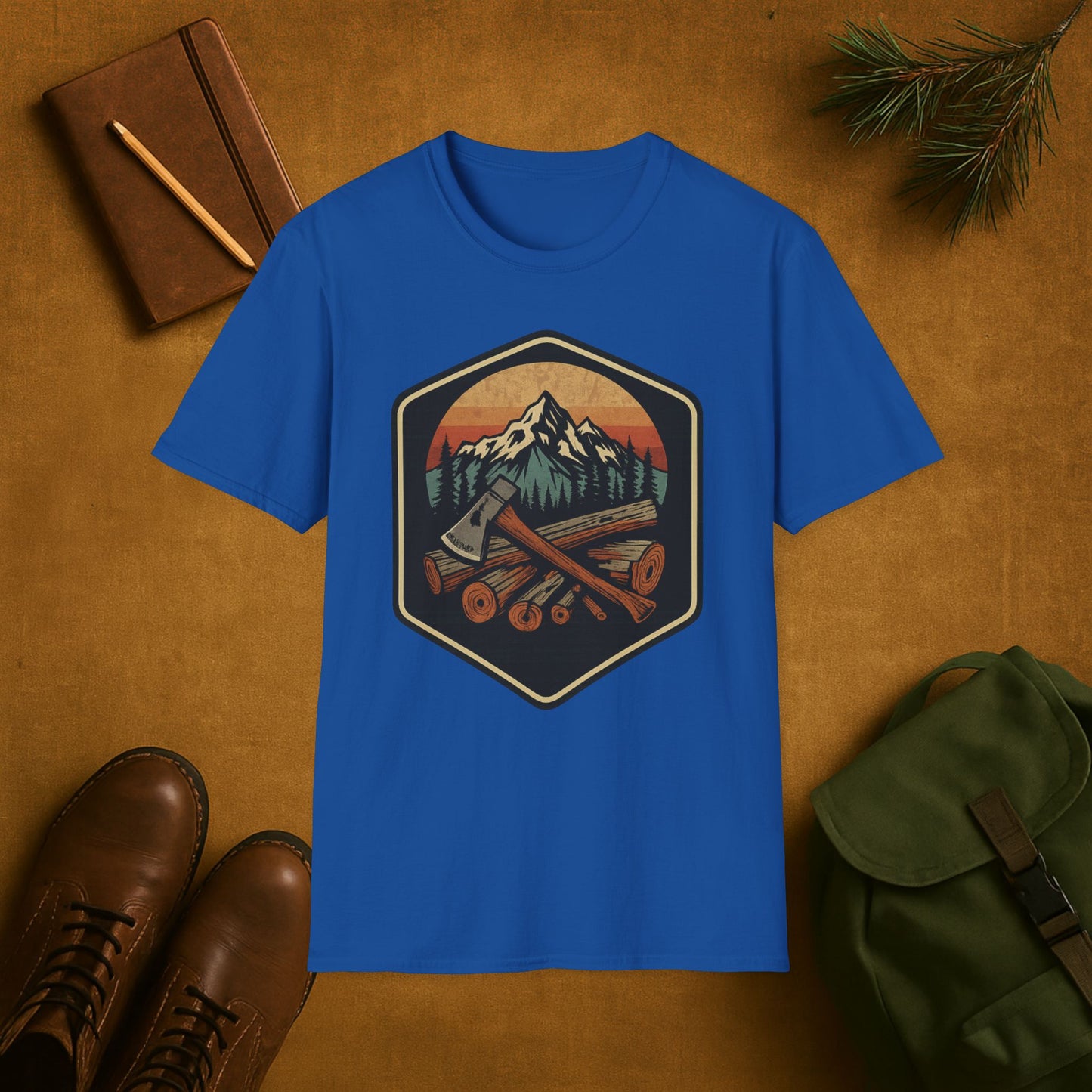 Mountain Logging Axe T-Shirt