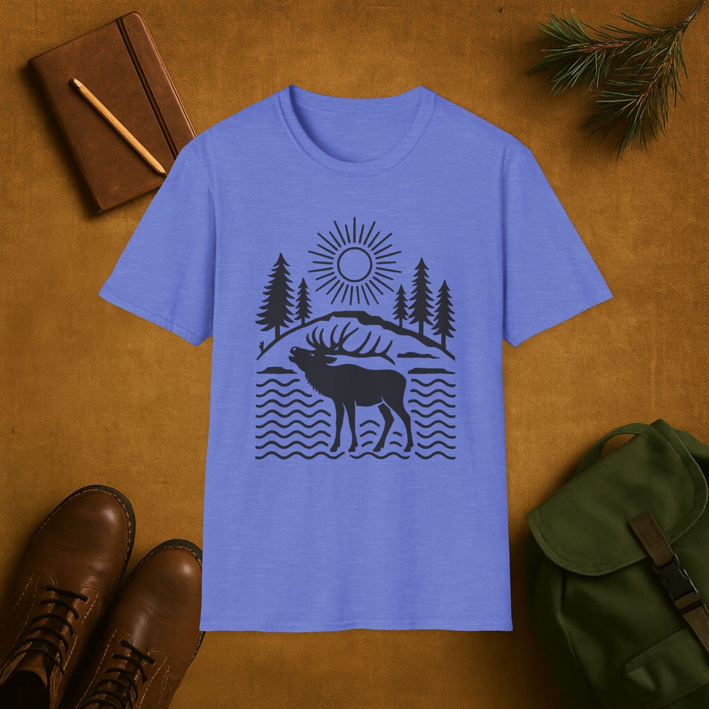 Elk Wildlines T-Shirt