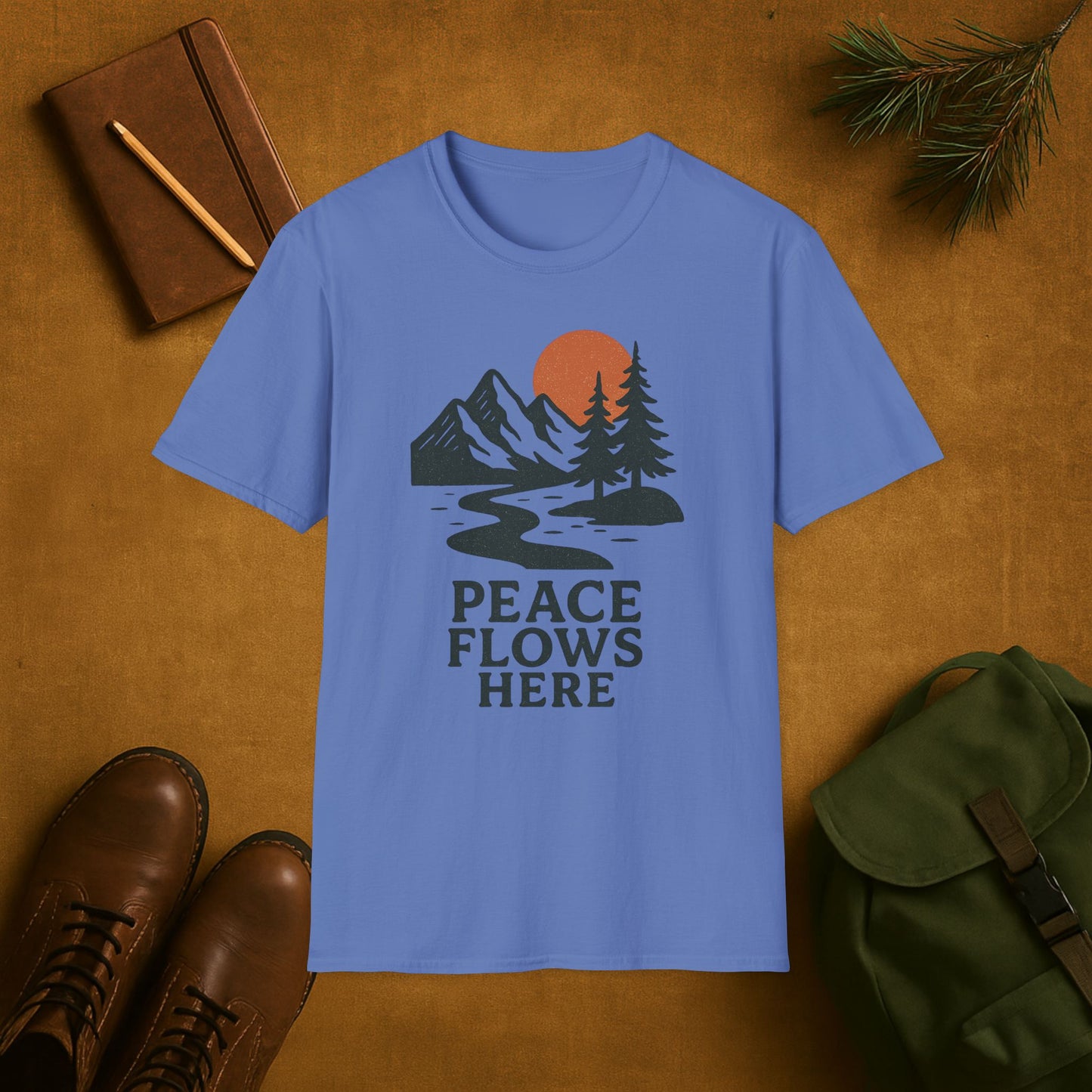 Peace Flows Here T-Shirt