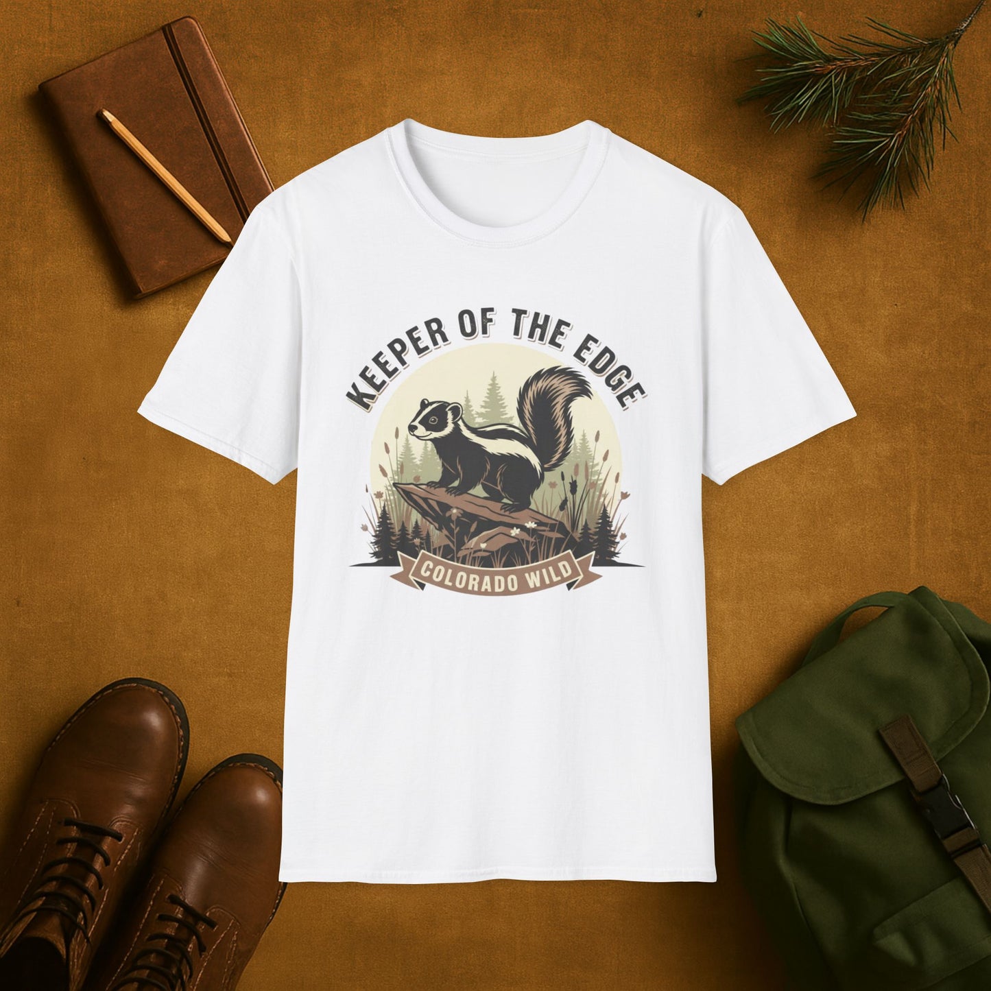 Keeper of the Edge Colorado Wild Skunk T-Shirt