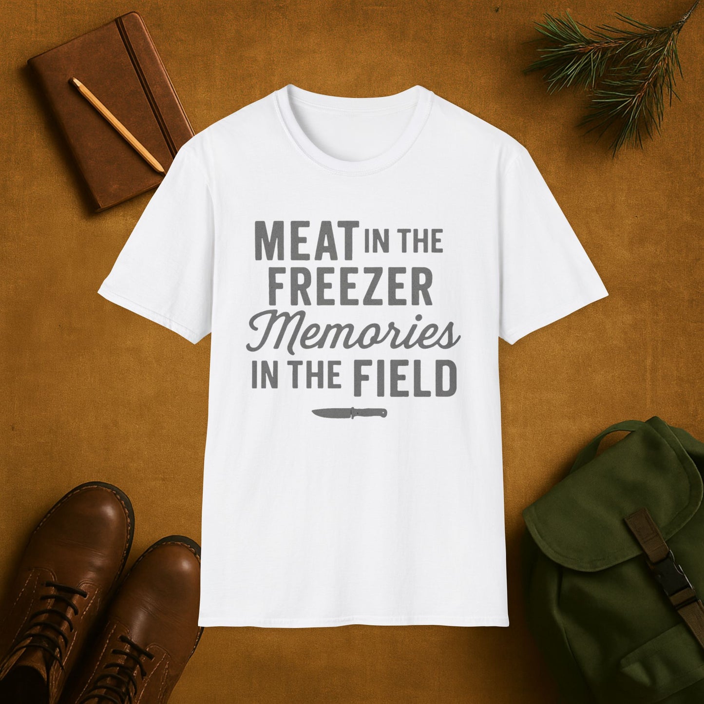 Meat in the Freezer- Memories in the Field T-Shirt