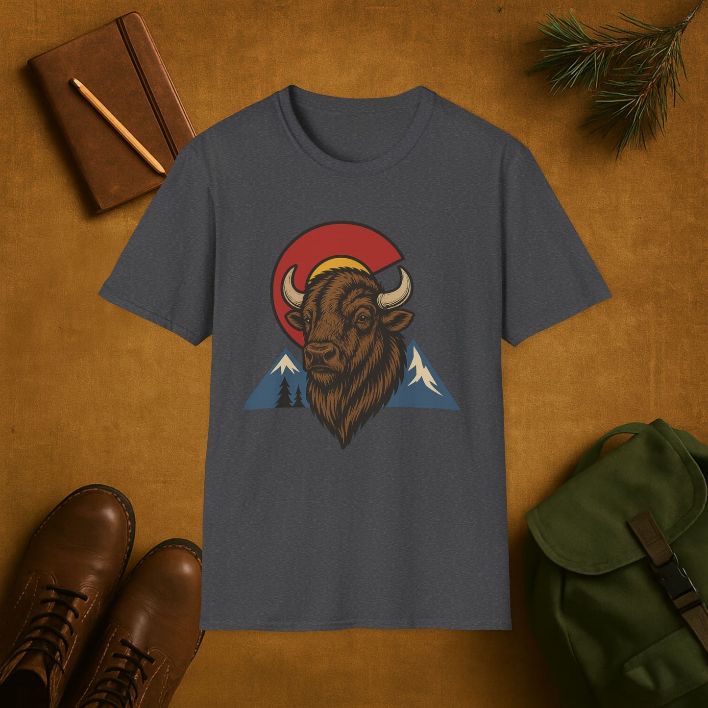 Colorado Wilderness Bison T-shirt