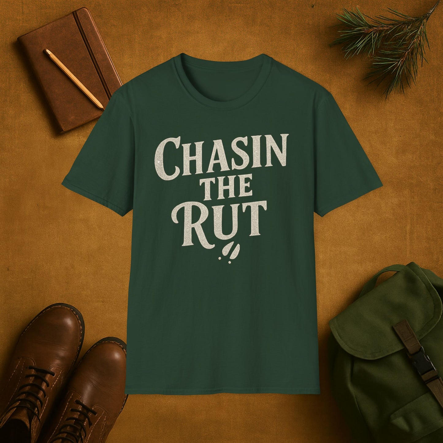 Chasin the Rut Deer Track Hunting T-Shirt