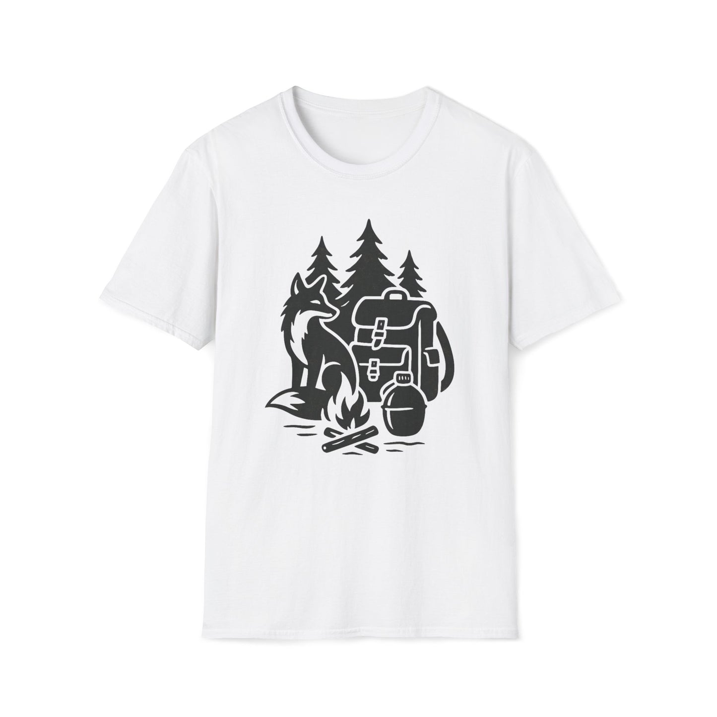 Fox Campfire Survival Adventure T-Shirt