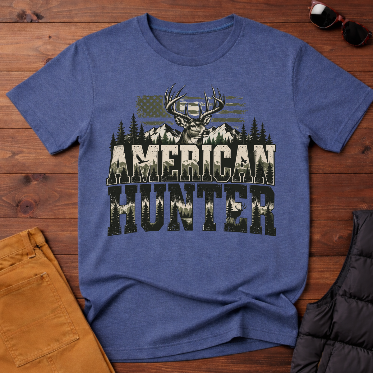American Hunter Camo Whitetail Tee