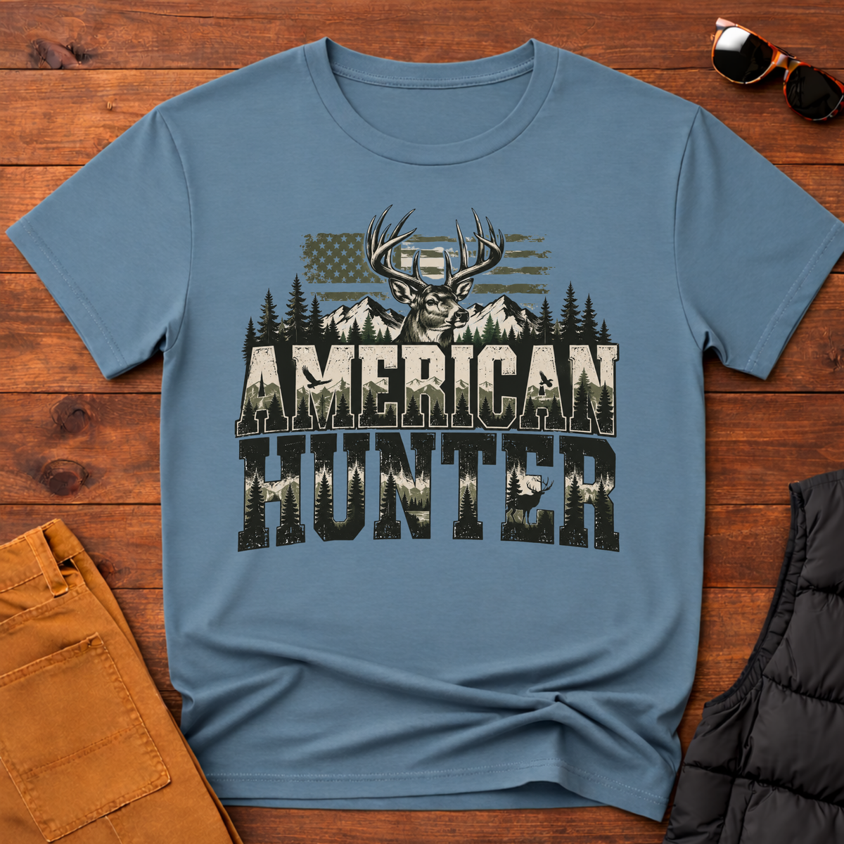 American Hunter Camo Whitetail Tee