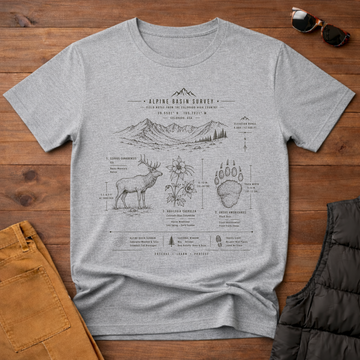Alpine Basin Survey T-Shirt