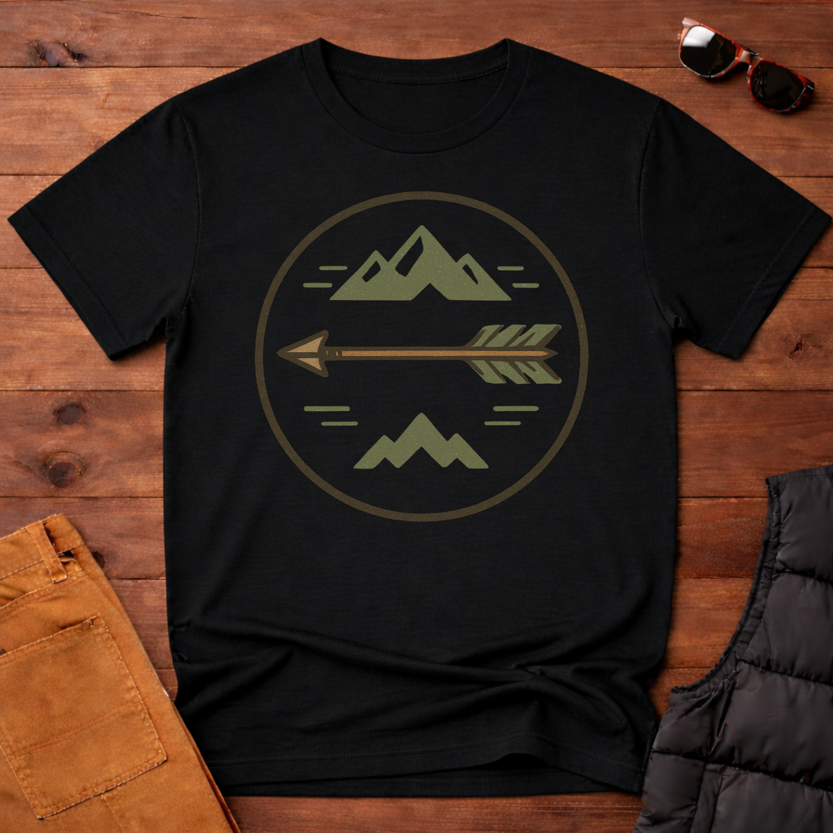 Arrow and Mountain Adventure T-Shirt