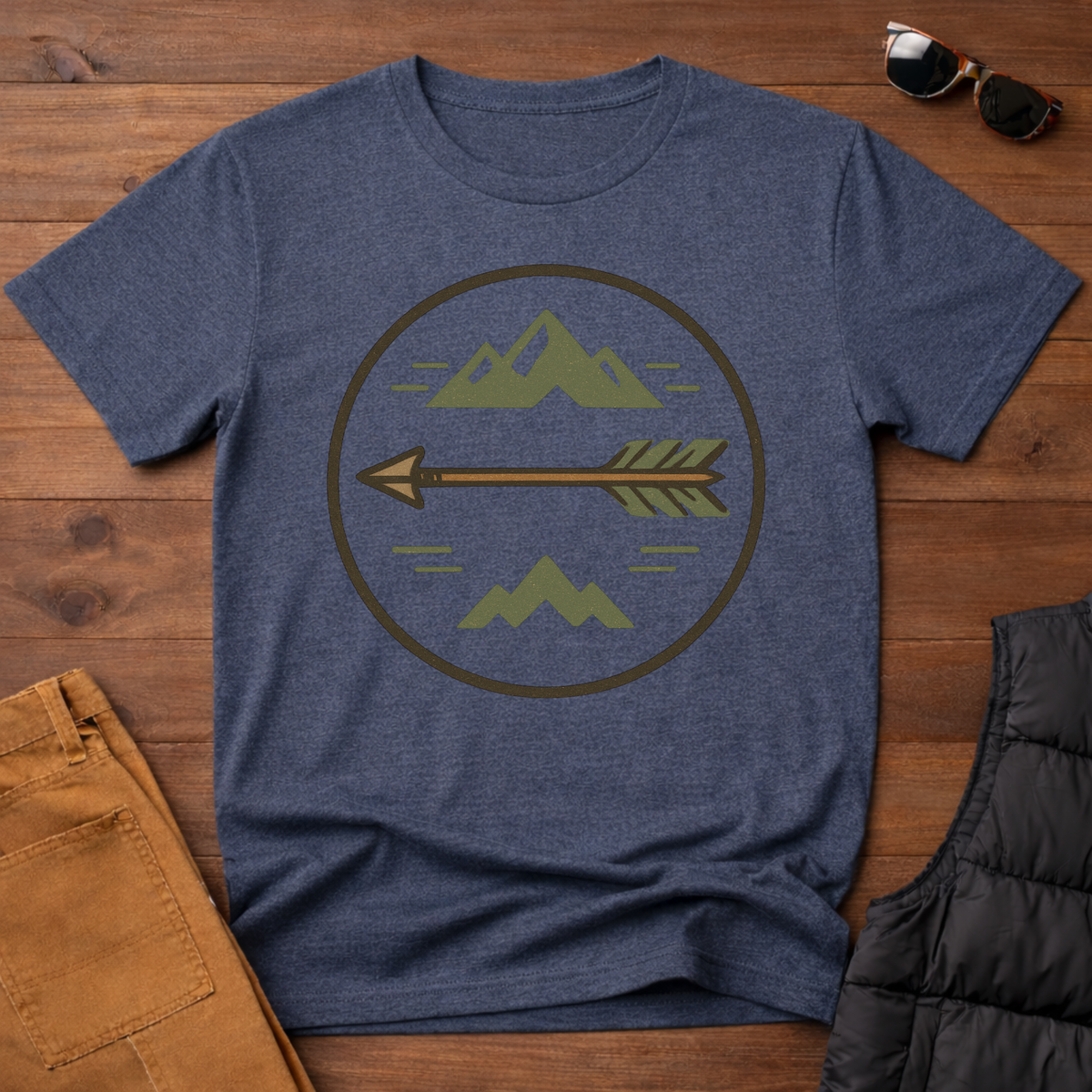 Arrow and Mountain Adventure T-Shirt