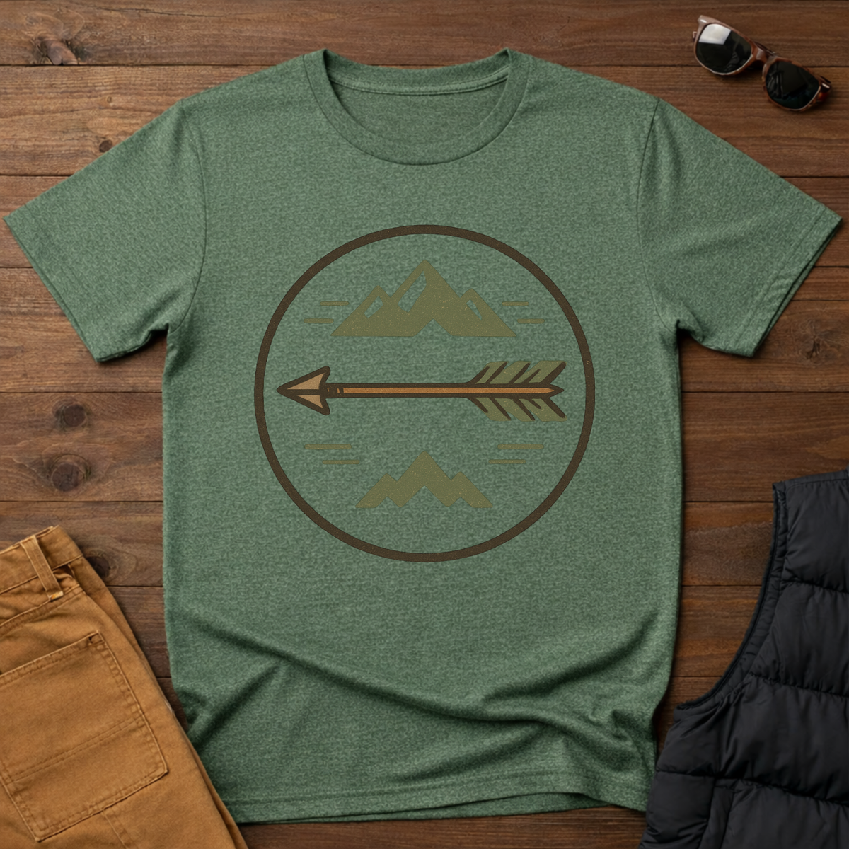 Arrow and Mountain Adventure T-Shirt