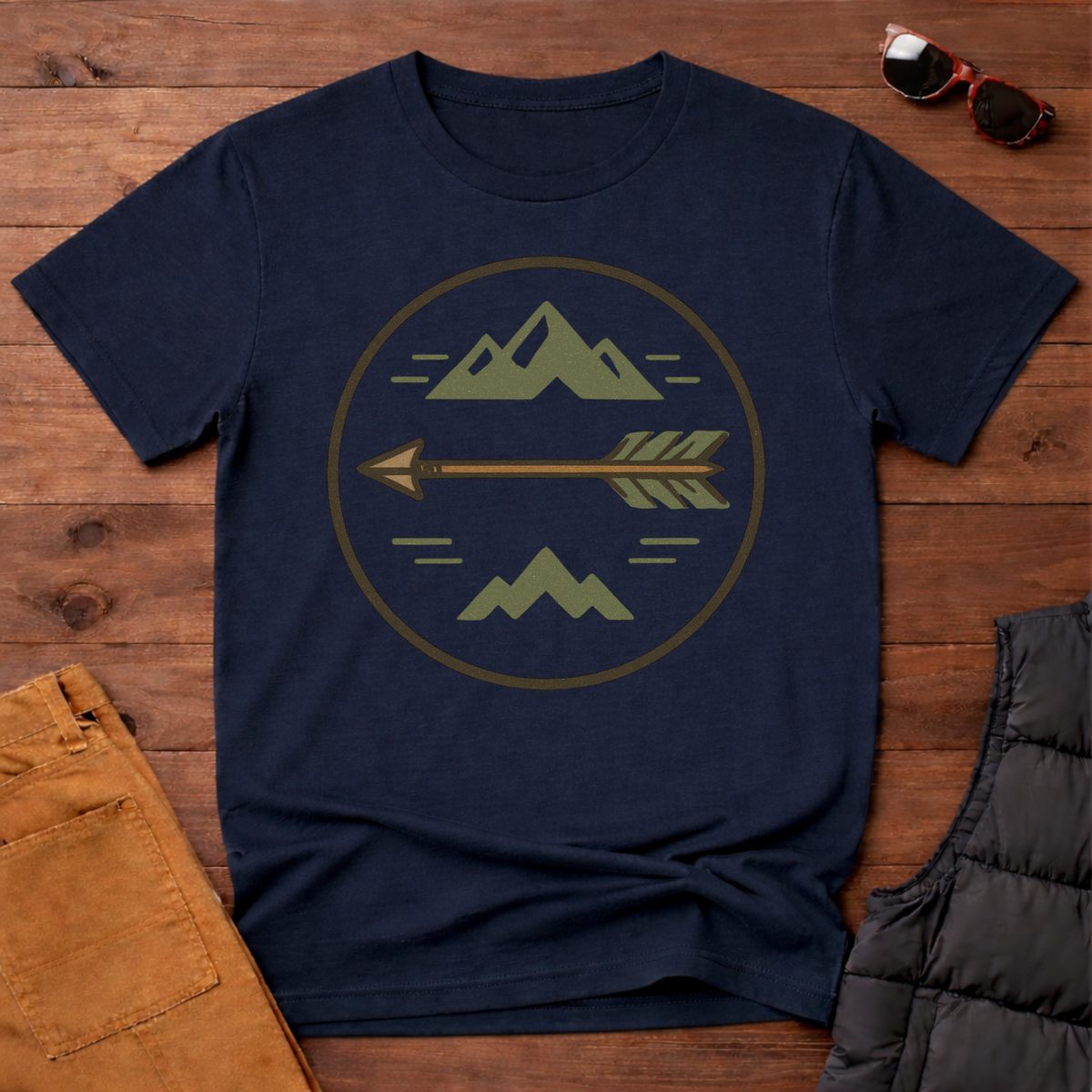 Arrow and Mountain Adventure T-Shirt