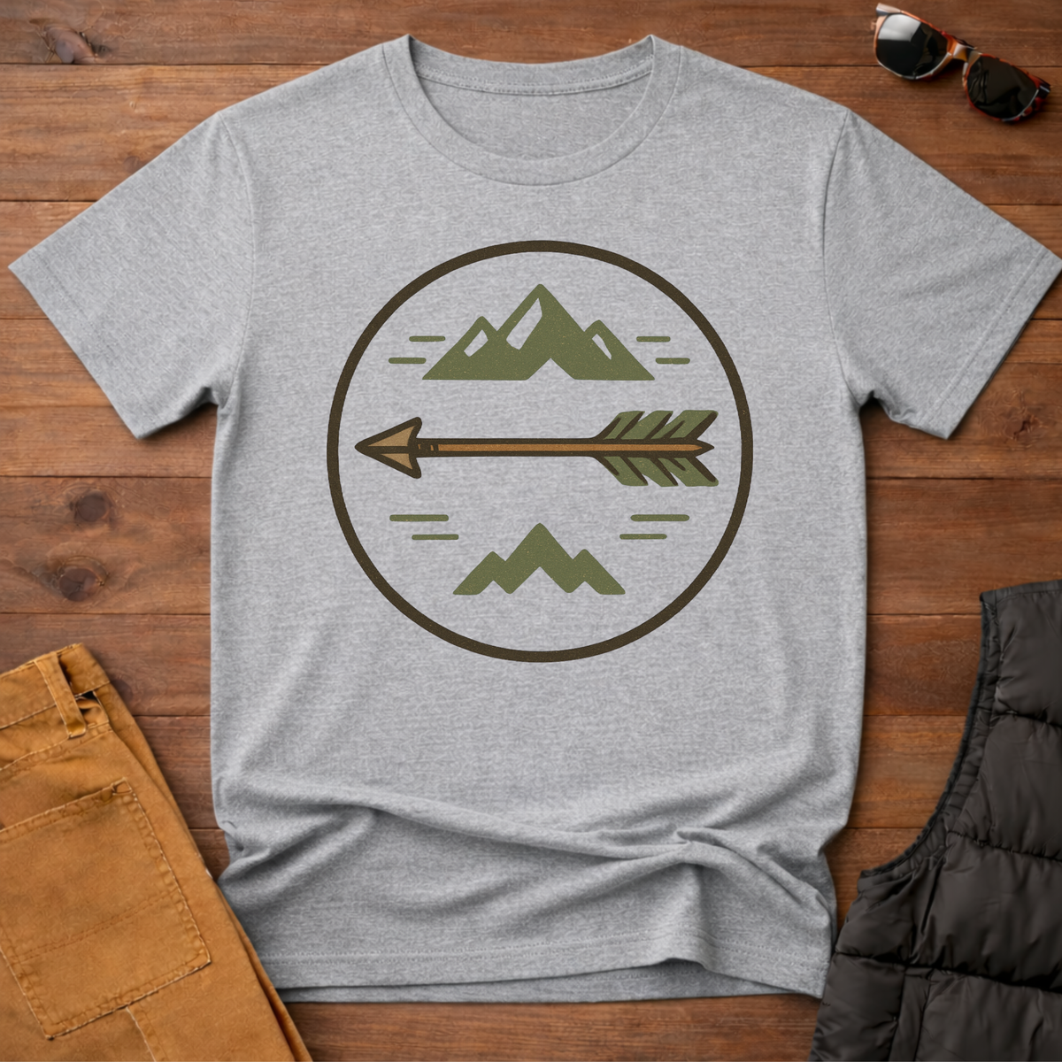 Arrow and Mountain Adventure T-Shirt