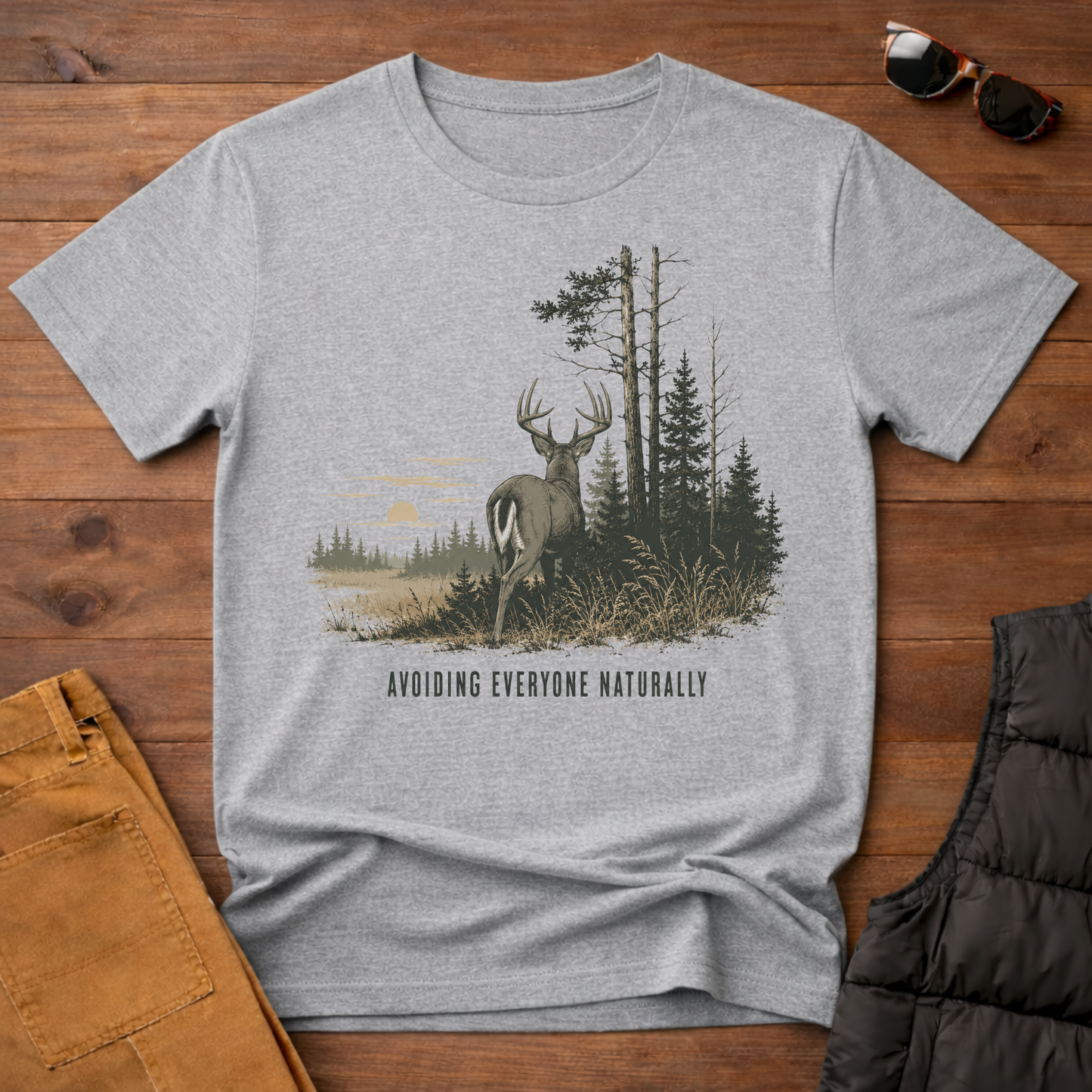 Avoiding Everyone Naturally T-Shirt