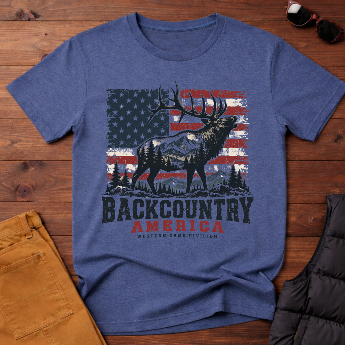 Backcountry America Elk Tee