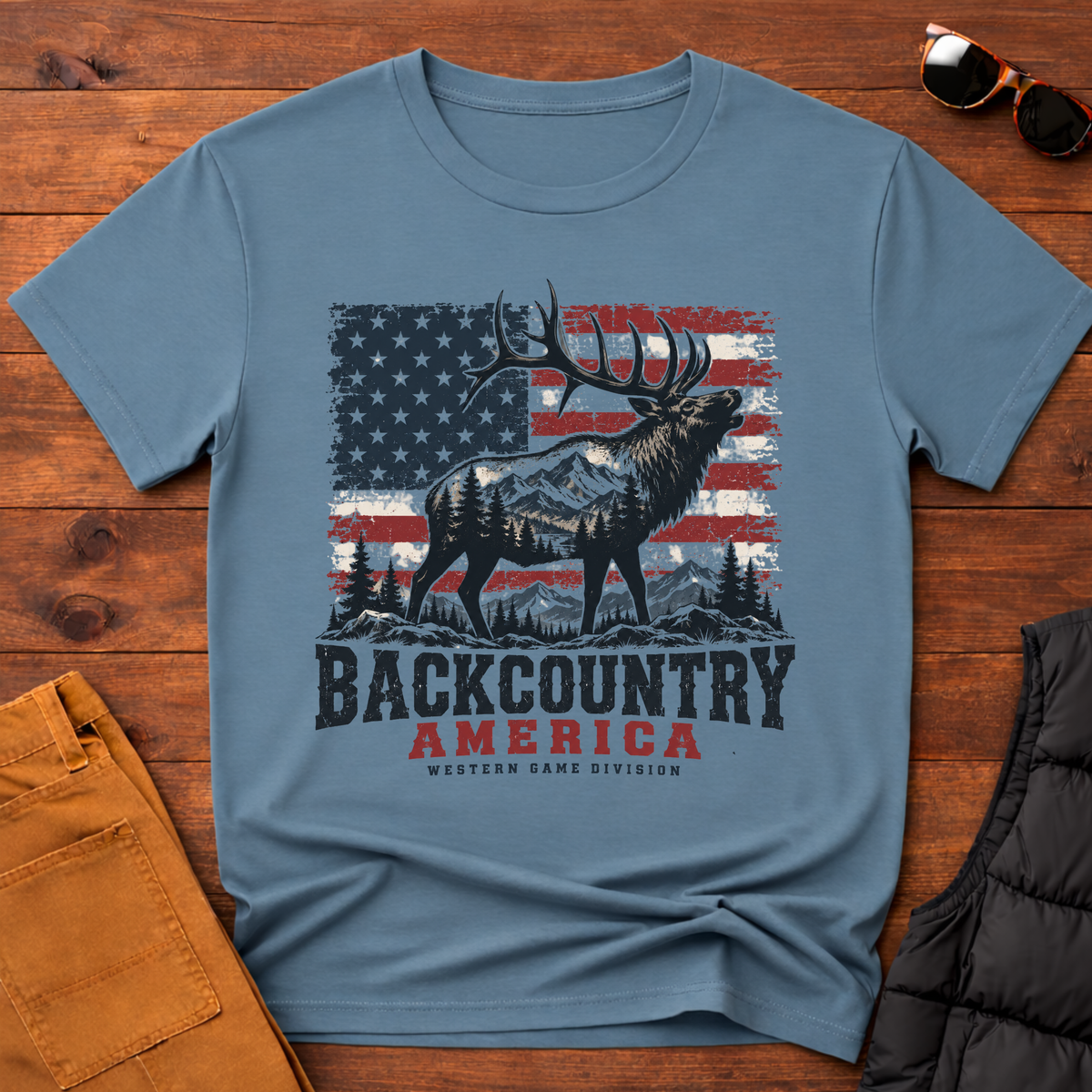 Backcountry America Elk Tee