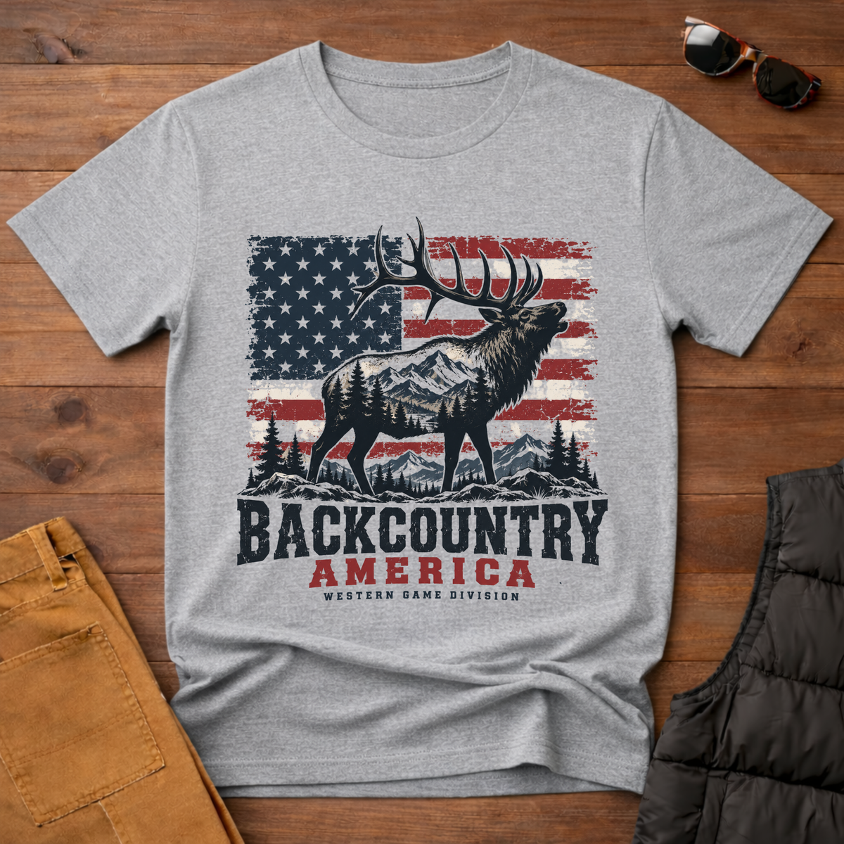 Backcountry America Elk Tee
