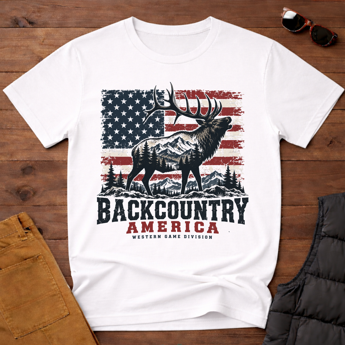 Backcountry America Elk Tee