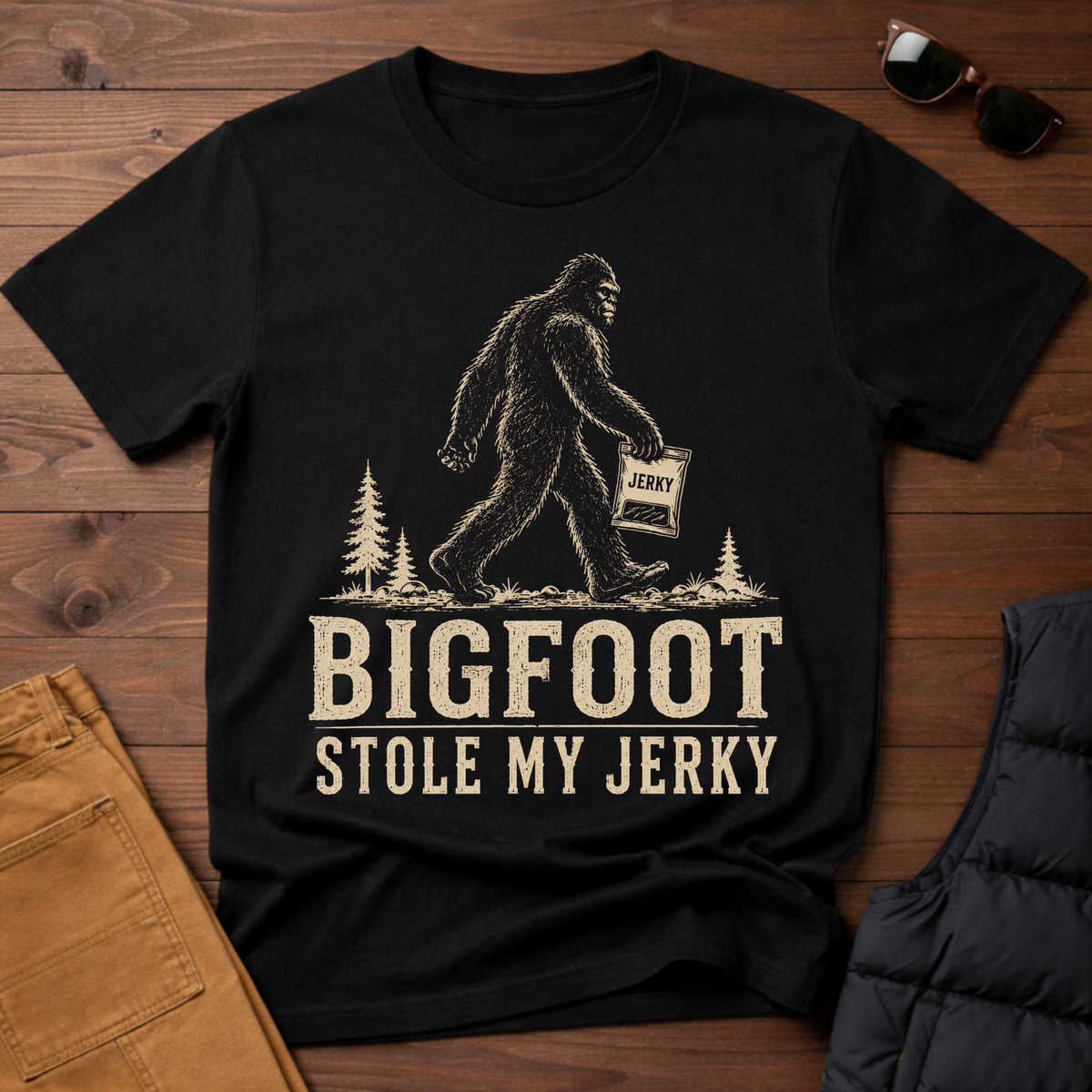Bigfoot Stole My Jerky T-Shirt