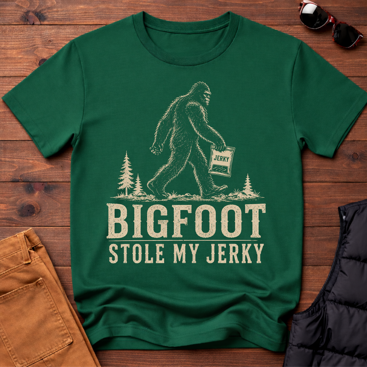 Bigfoot Stole My Jerky T-Shirt