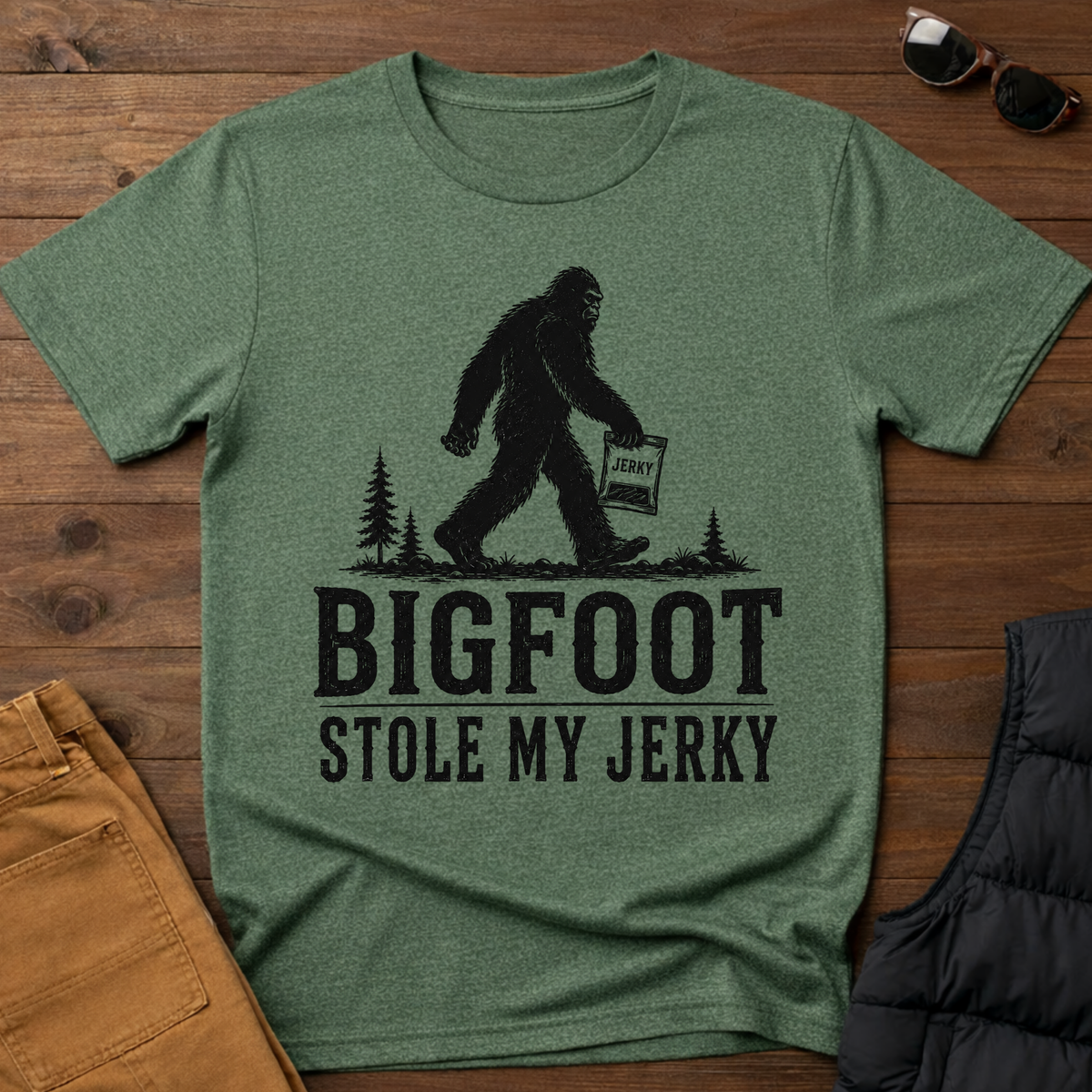 Bigfoot Stole My Jerky T-Shirt