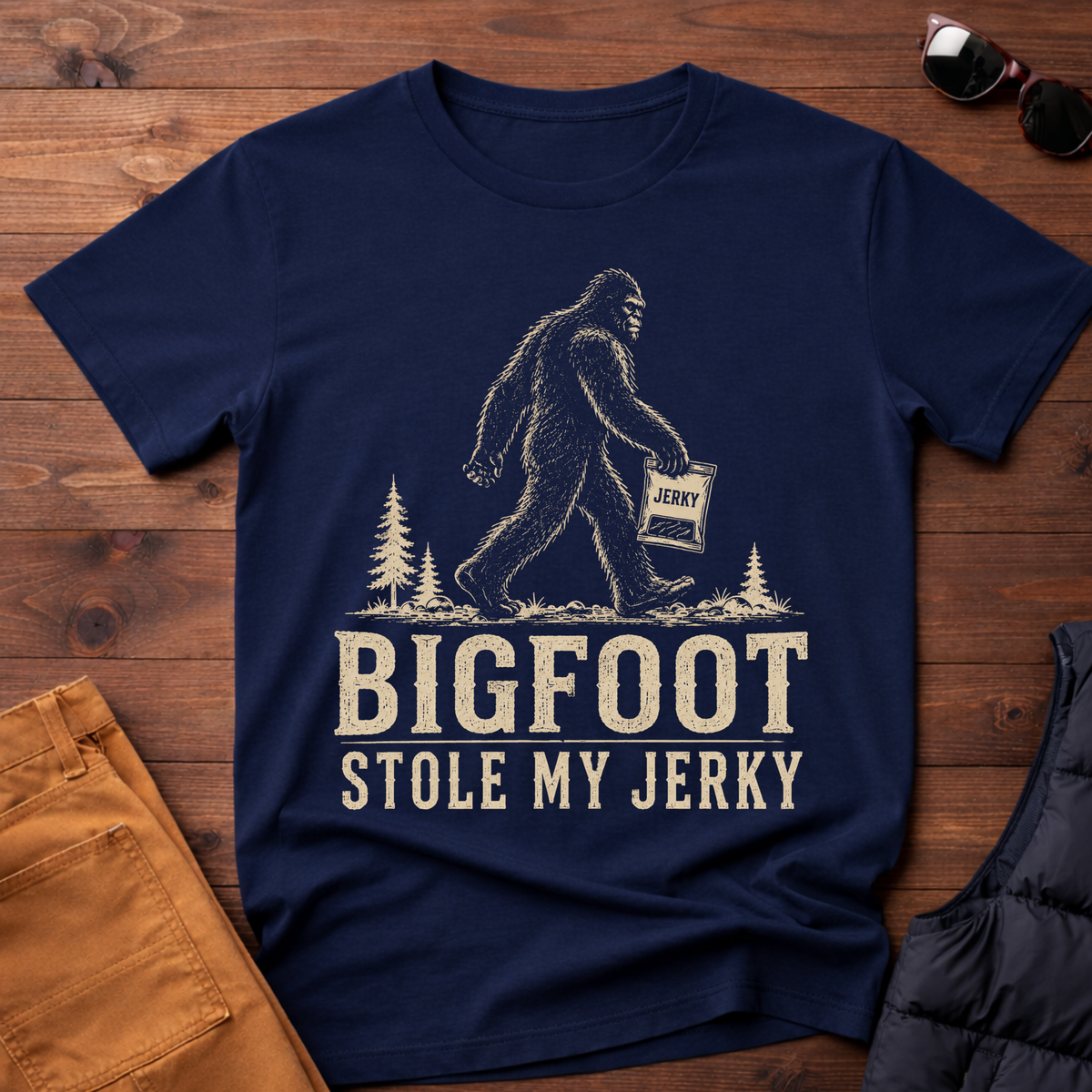 Bigfoot Stole My Jerky T-Shirt