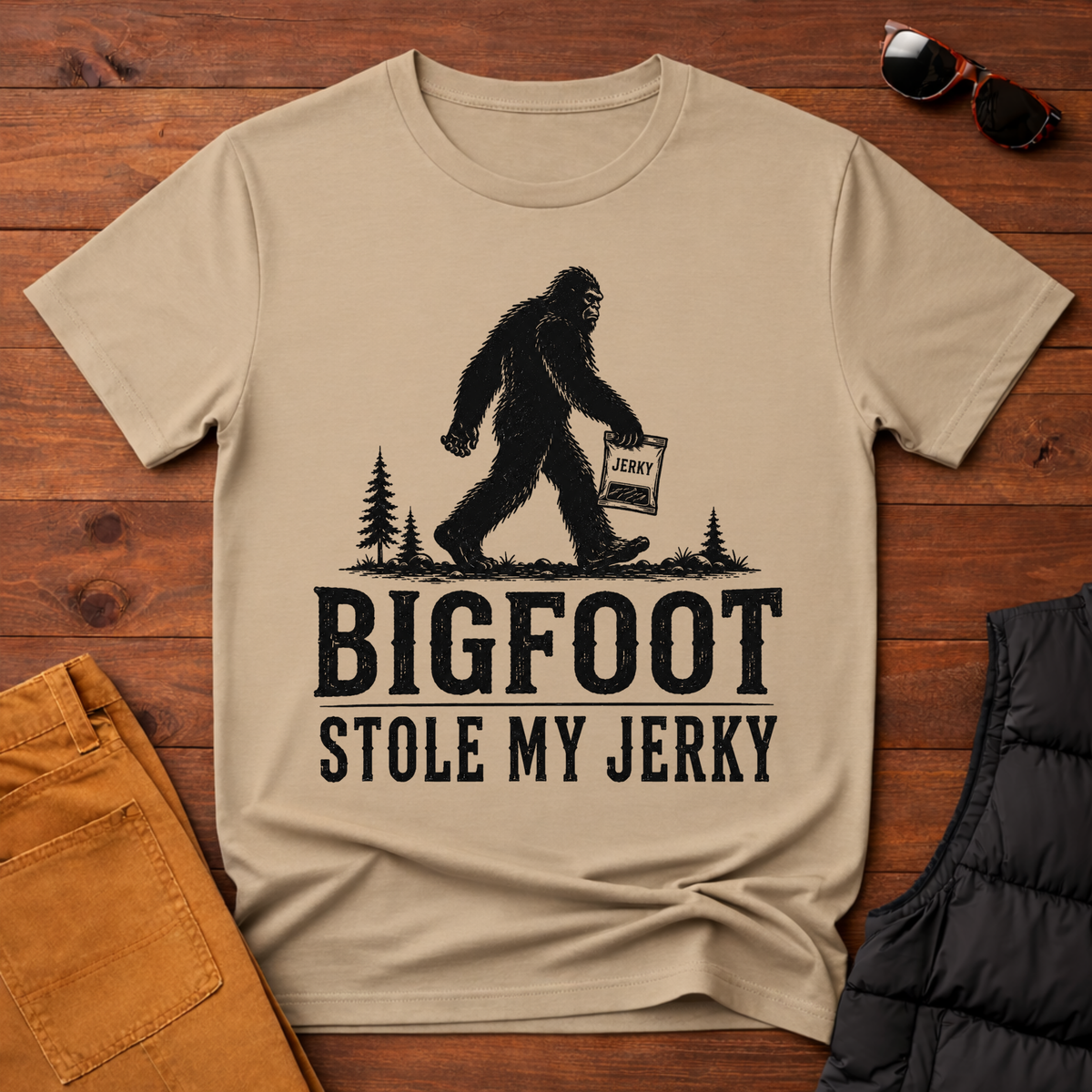 Bigfoot Stole My Jerky T-Shirt