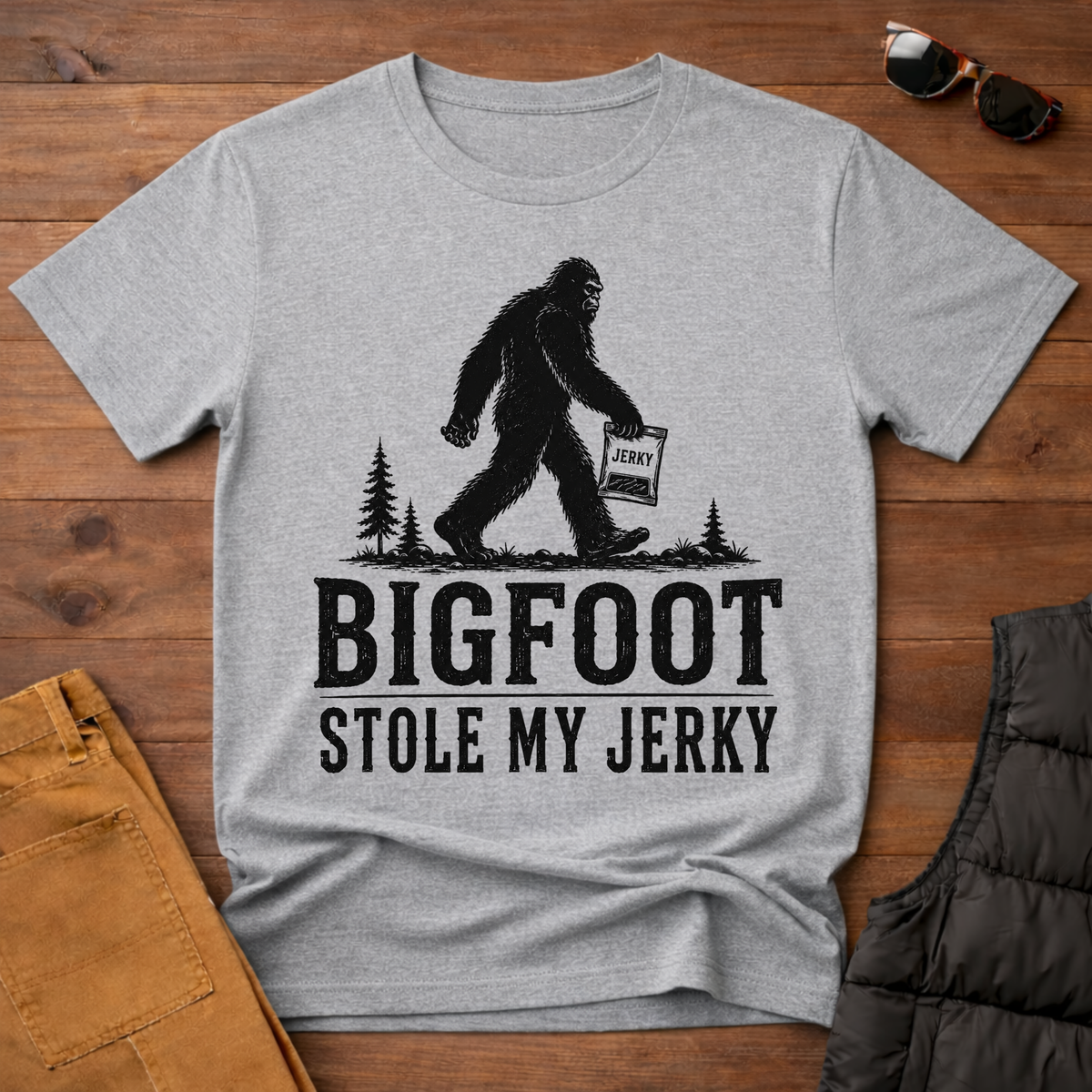 Bigfoot Stole My Jerky T-Shirt