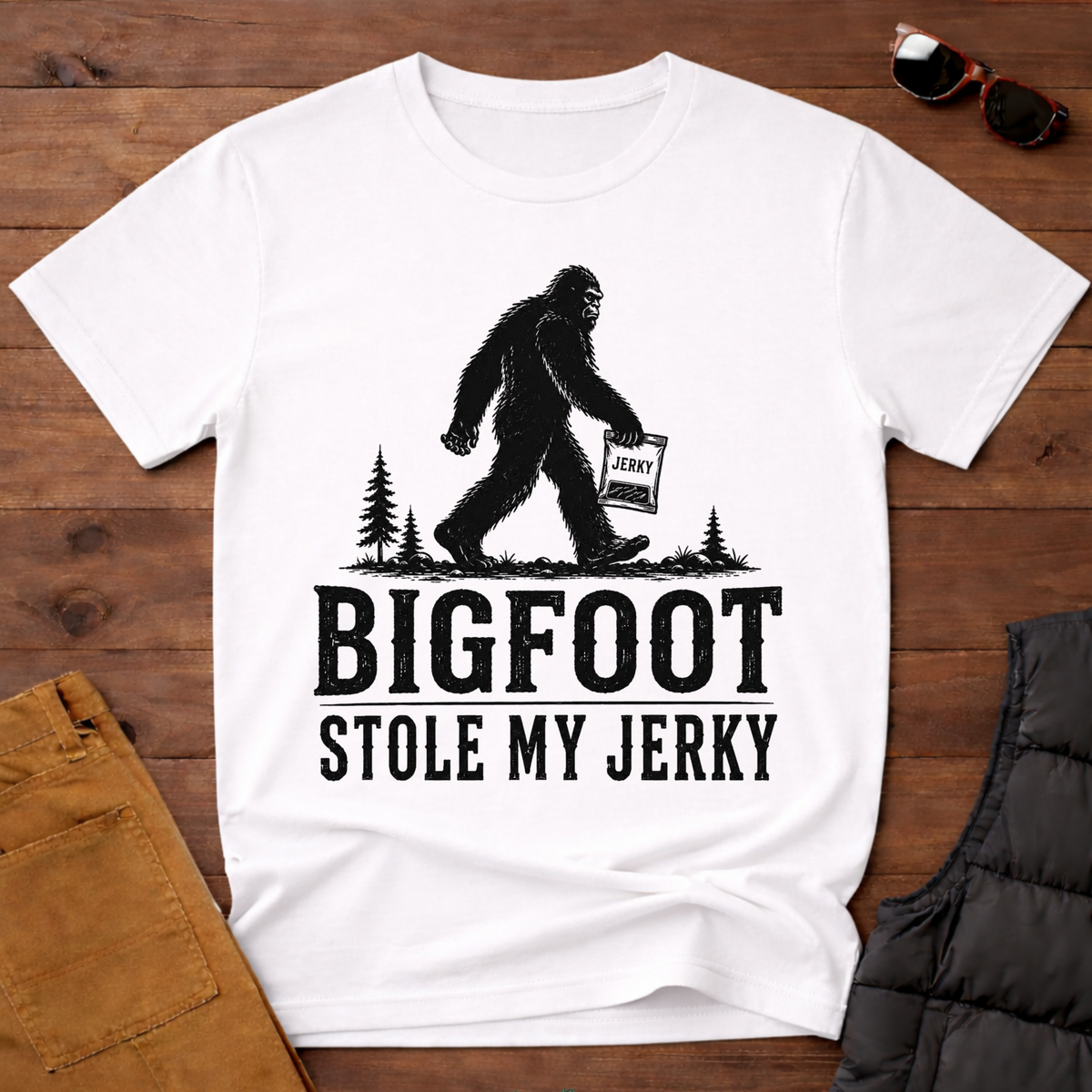 Bigfoot Stole My Jerky T-Shirt