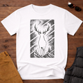 Etched Buck Silhouette