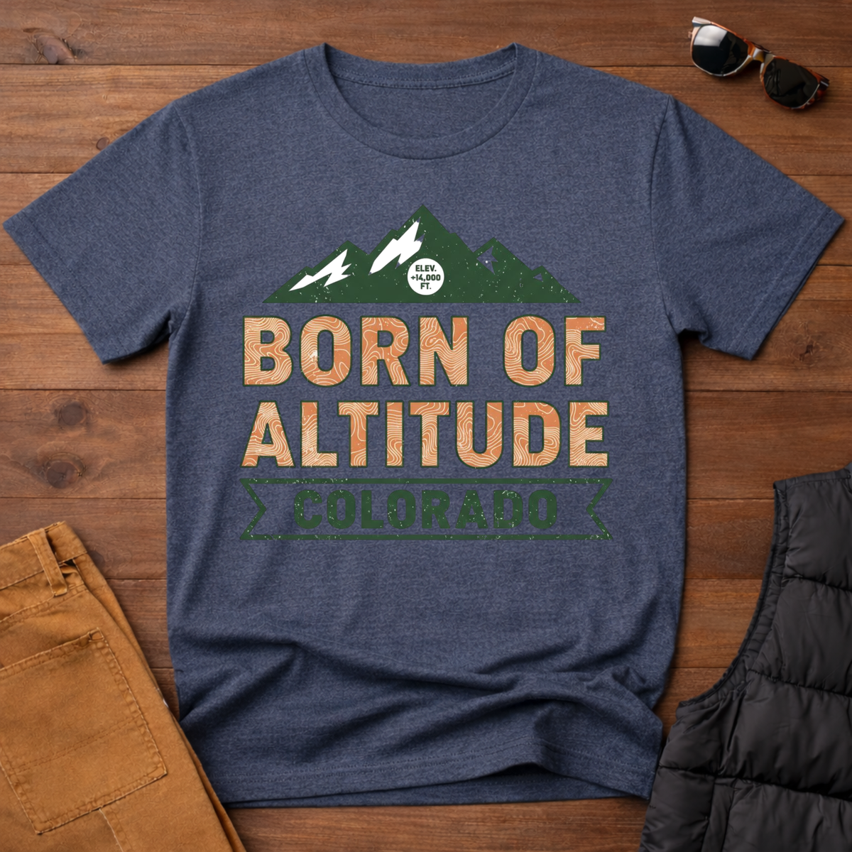 Born of Altitude Colorado T-Shirt