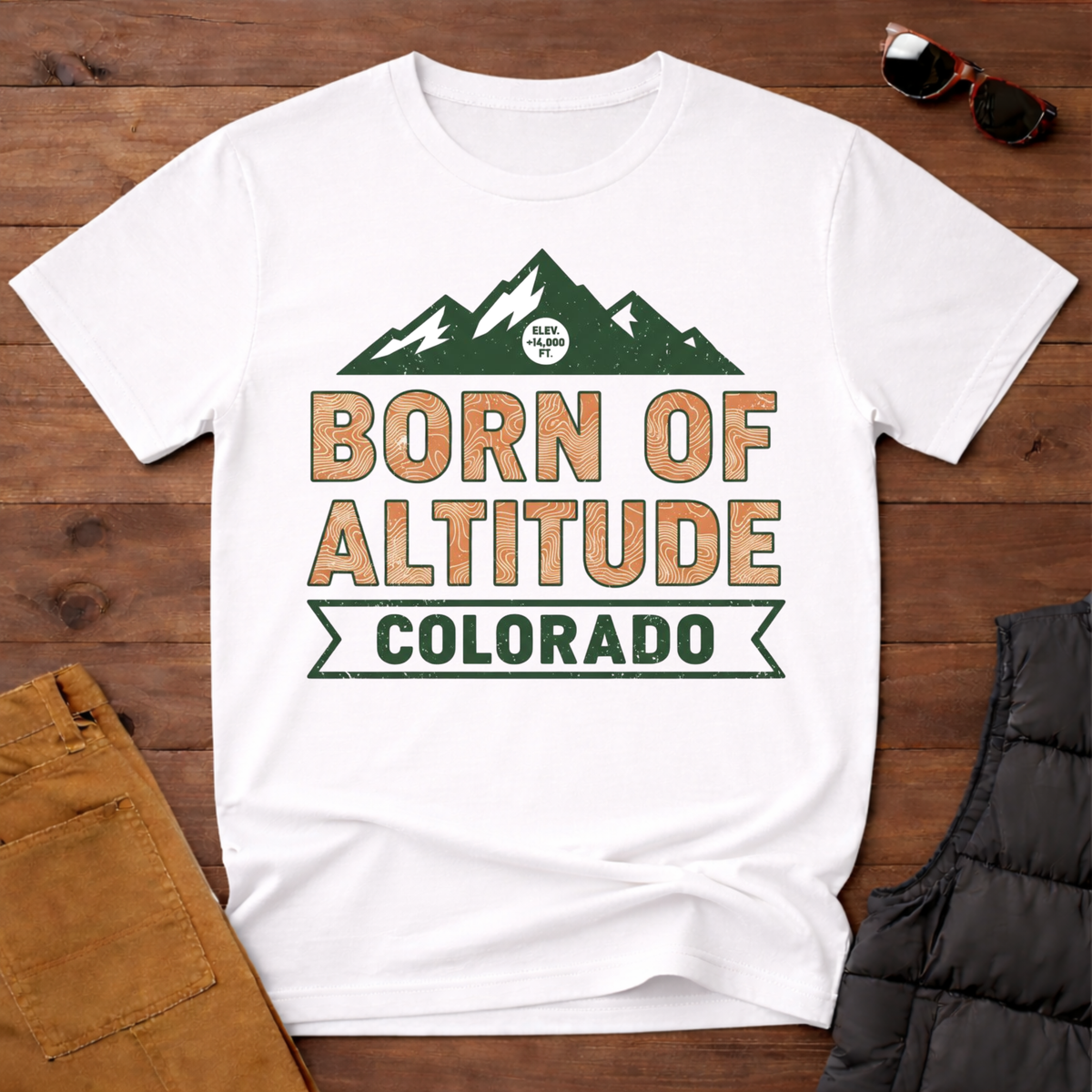 Born of Altitude Colorado T-Shirt
