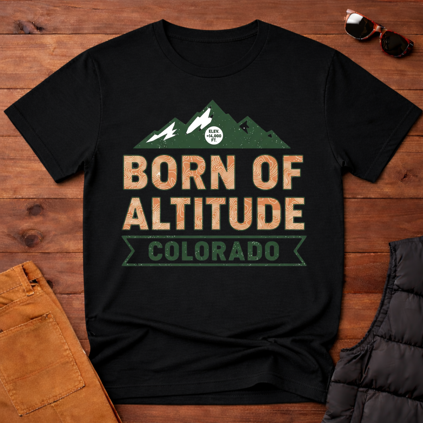 Born of Altitude Colorado T-Shirt