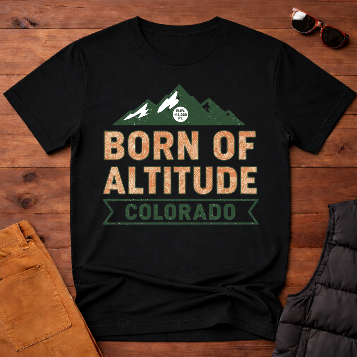 Born of Altitude Colorado T-Shirt