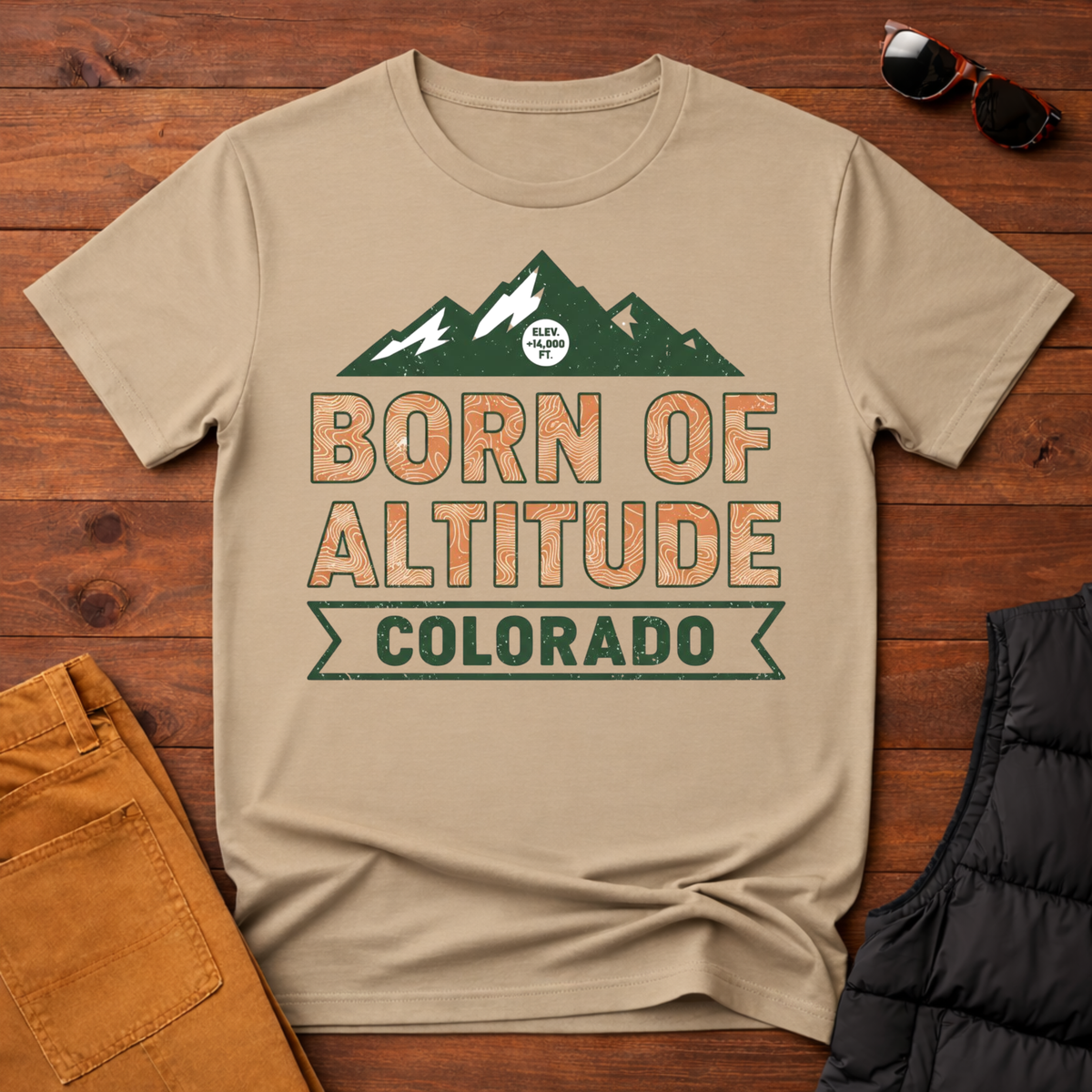 Born of Altitude Colorado T-Shirt